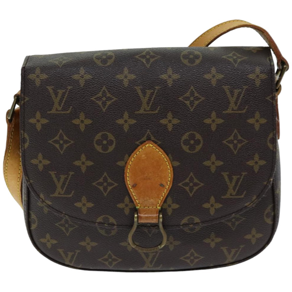 LOUIS VUITTON Monogram Saint Cloud GM Shoulder Bag M51242 LV 76048