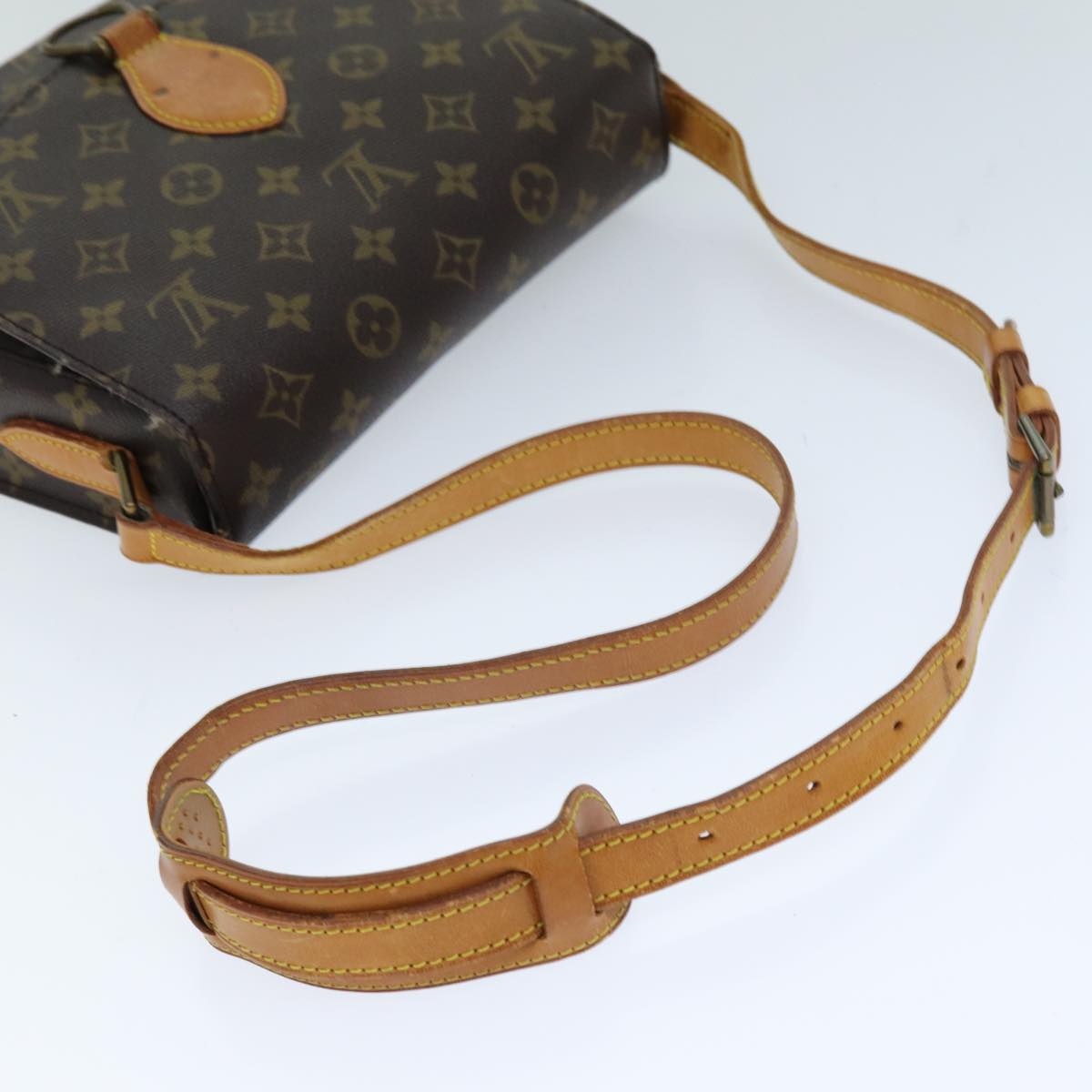 LOUIS VUITTON Monogram Saint Cloud GM Shoulder Bag M51242 LV 76048