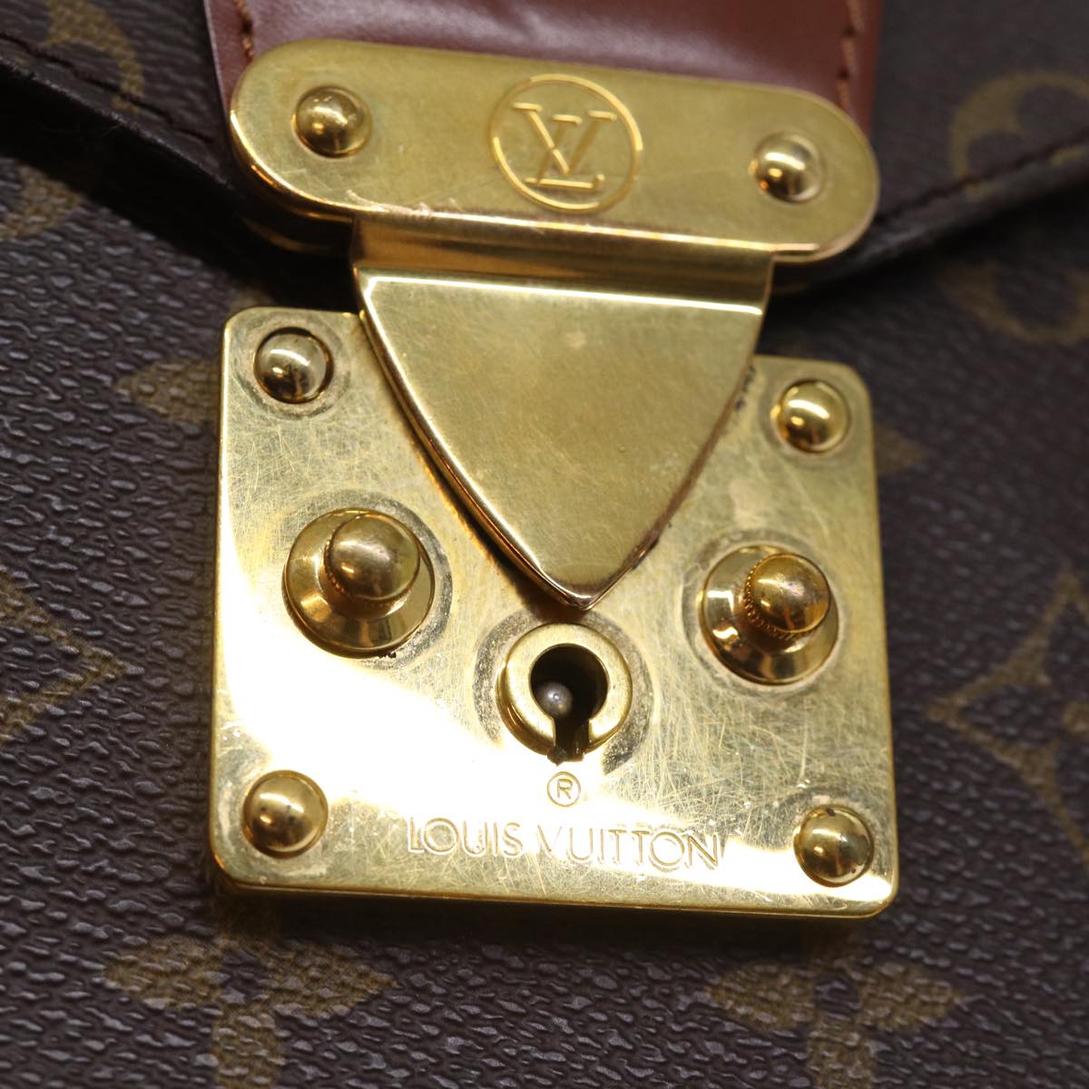 LOUIS VUITTON Monogram Monceau 28 Hand Bag 2way M51185 LV 76049