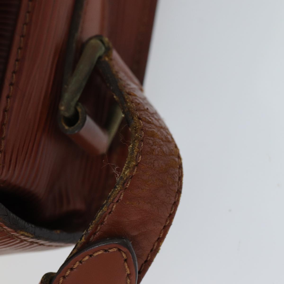 LOUIS VUITTON Epi Saint Cloud GM Shoulder Bag Brown M52193 LV 76051