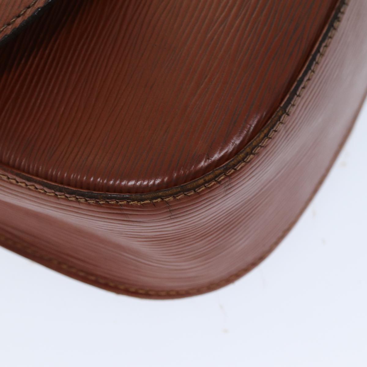 LOUIS VUITTON Epi Saint Cloud GM Shoulder Bag Brown M52193 LV 76051