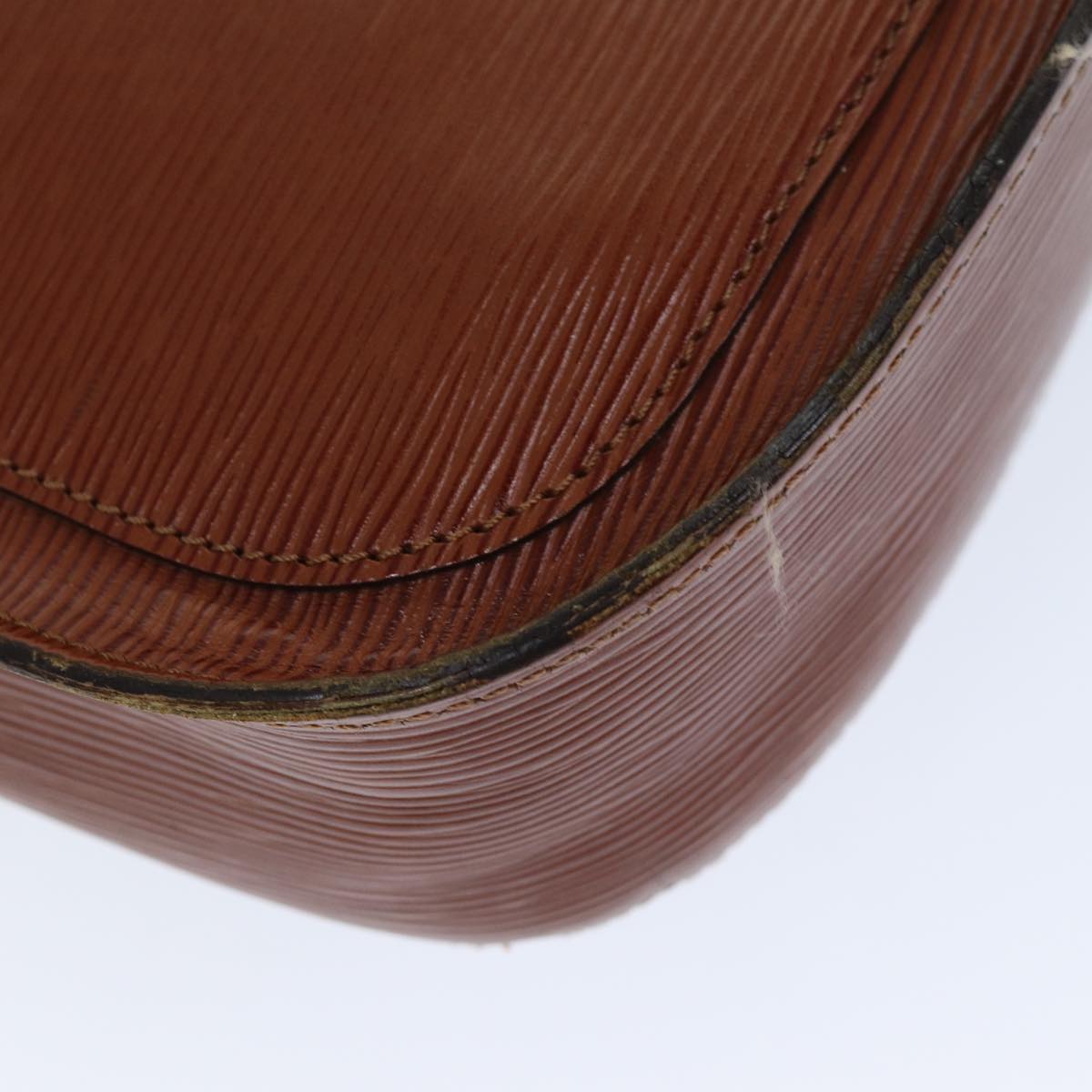 LOUIS VUITTON Epi Saint Cloud GM Shoulder Bag Brown M52193 LV 76051