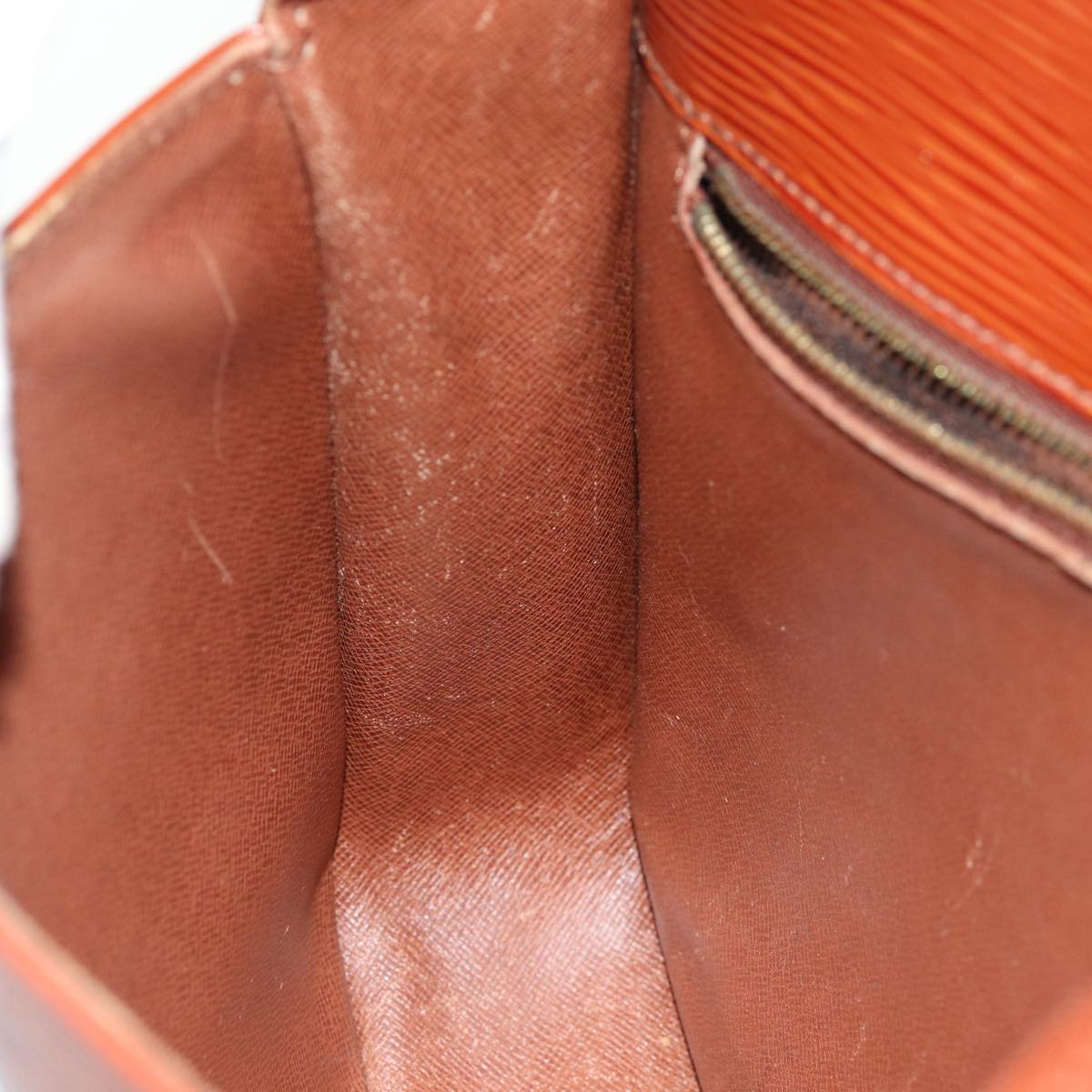 LOUIS VUITTON Epi Saint Cloud GM Shoulder Bag Brown M52193 LV 76051
