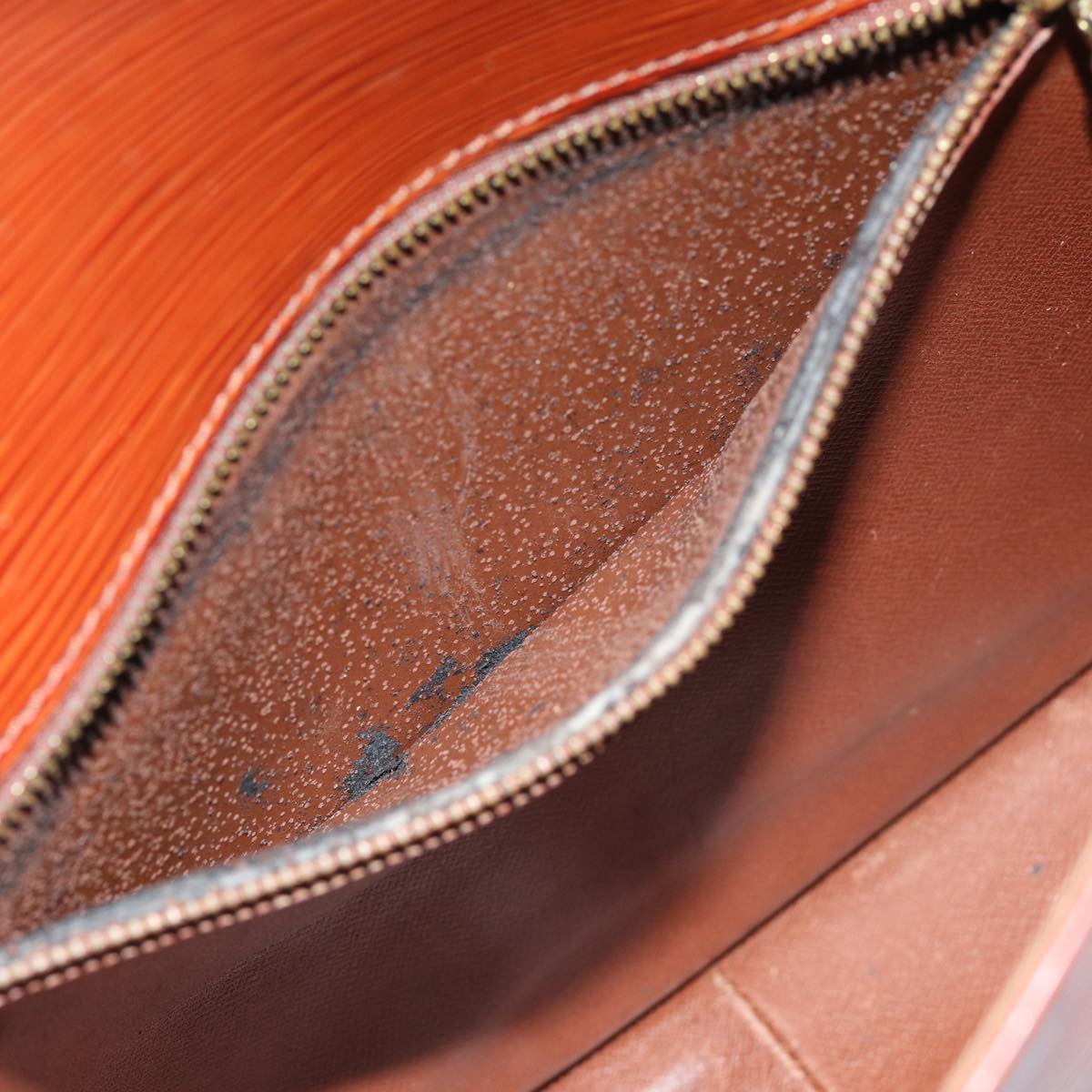 LOUIS VUITTON Epi Saint Cloud GM Shoulder Bag Brown M52193 LV 76051