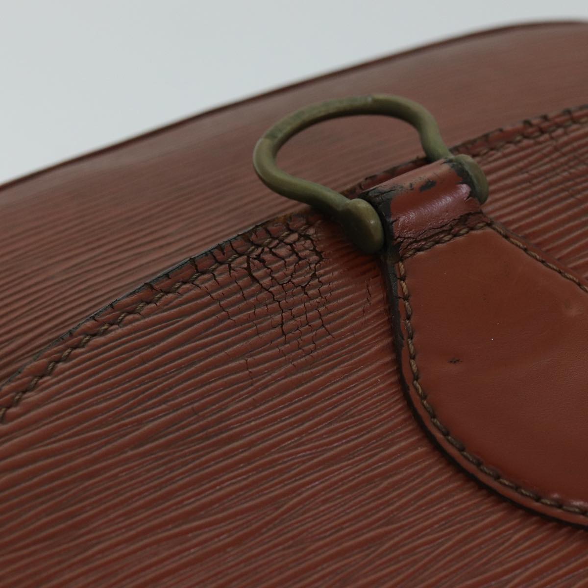 LOUIS VUITTON Epi Saint Cloud GM Shoulder Bag Brown M52193 LV 76051