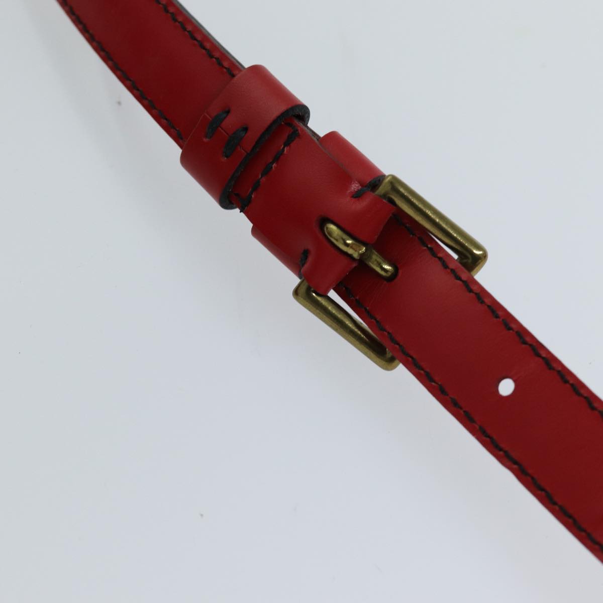 LOUIS VUITTON Epi Saint Cloud GM Shoulder Bag Red M52197 LV 76052