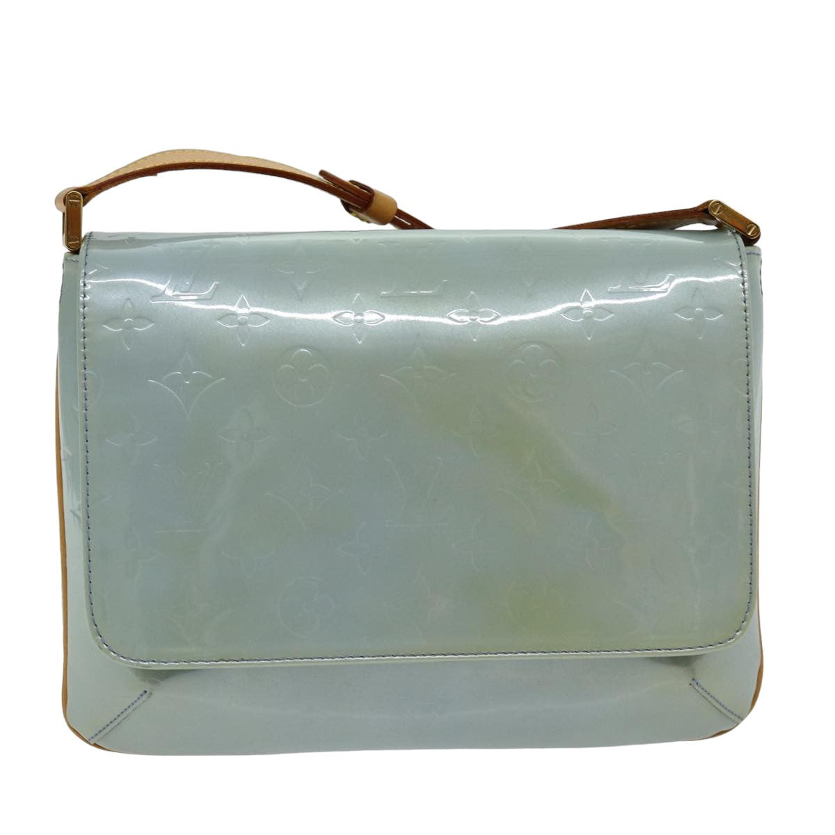 LOUIS VUITTON Monogram Vernis Thompson Street Bag Lavande M91009 LV 76053