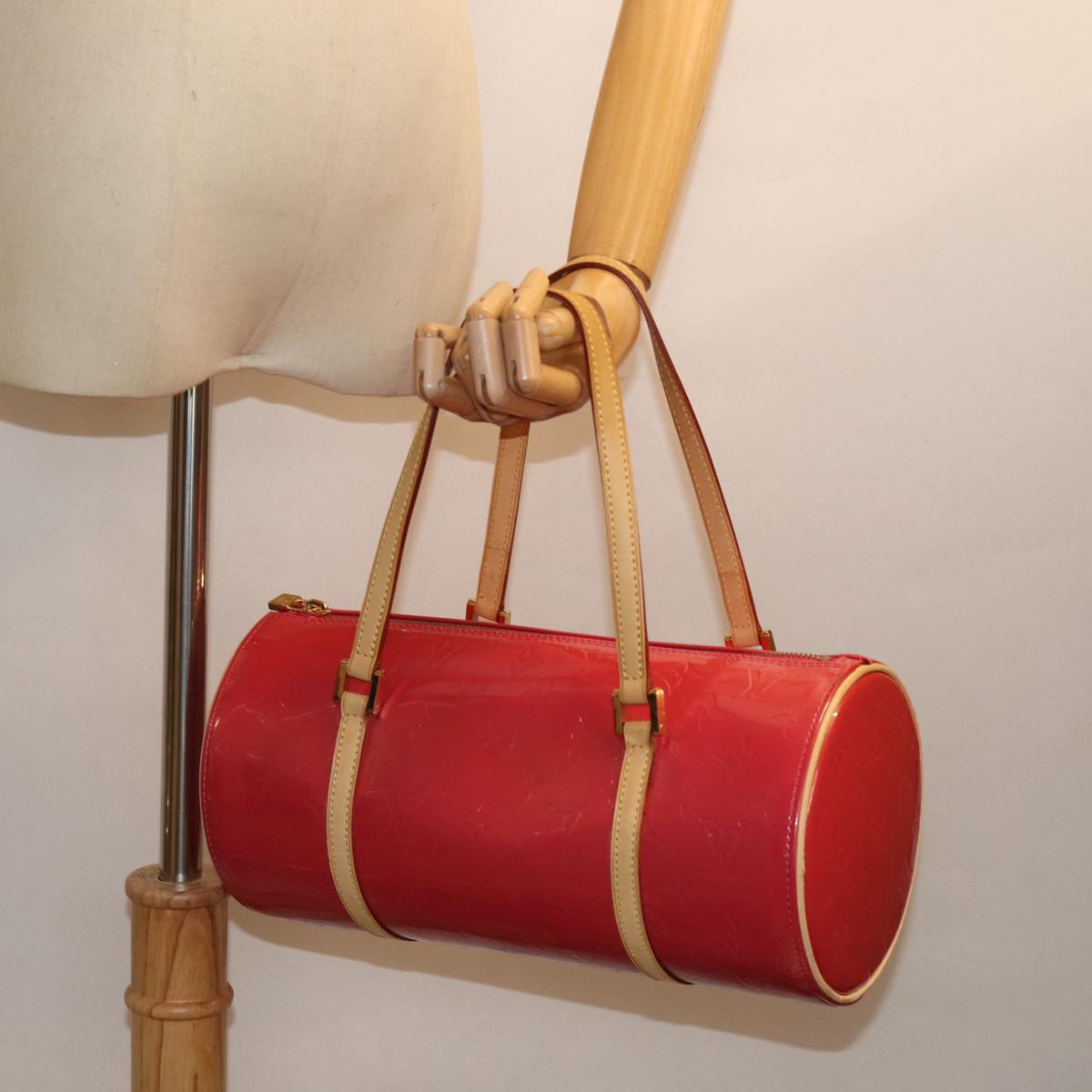 LOUIS VUITTON Monogram Vernis Bedford Hand Bag Fran Boise M9133F LV 76055
