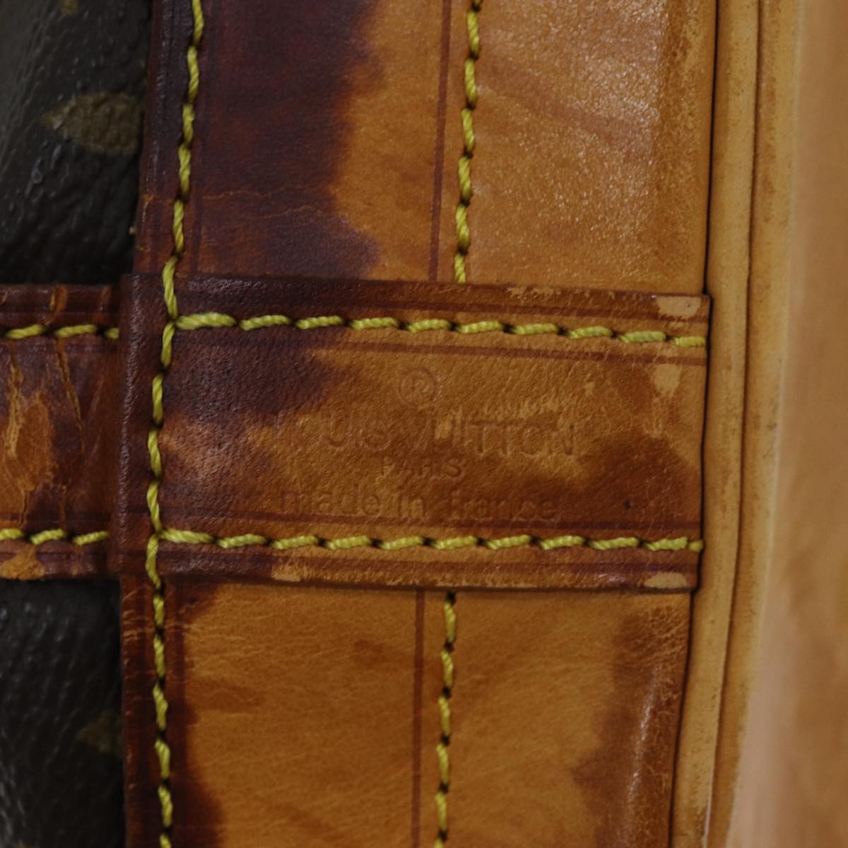 LOUIS VUITTON Monogram Noe Shoulder Bag M42224 LV 76058