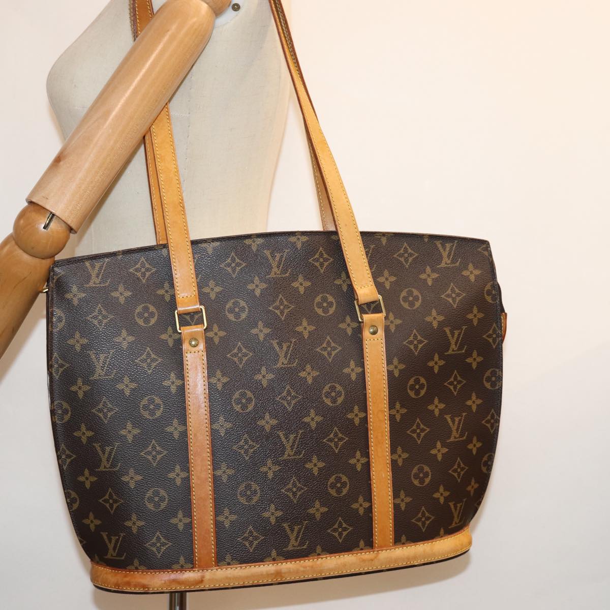 LOUIS VUITTON Monogram Babylone Tote Bag M51102 LV 76063