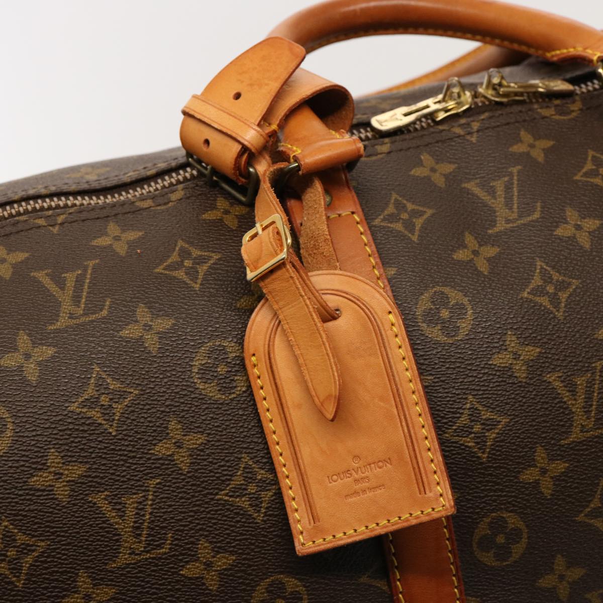 LOUIS VUITTON Monogram Keepall 55 Boston Bag M41424 LV 76066