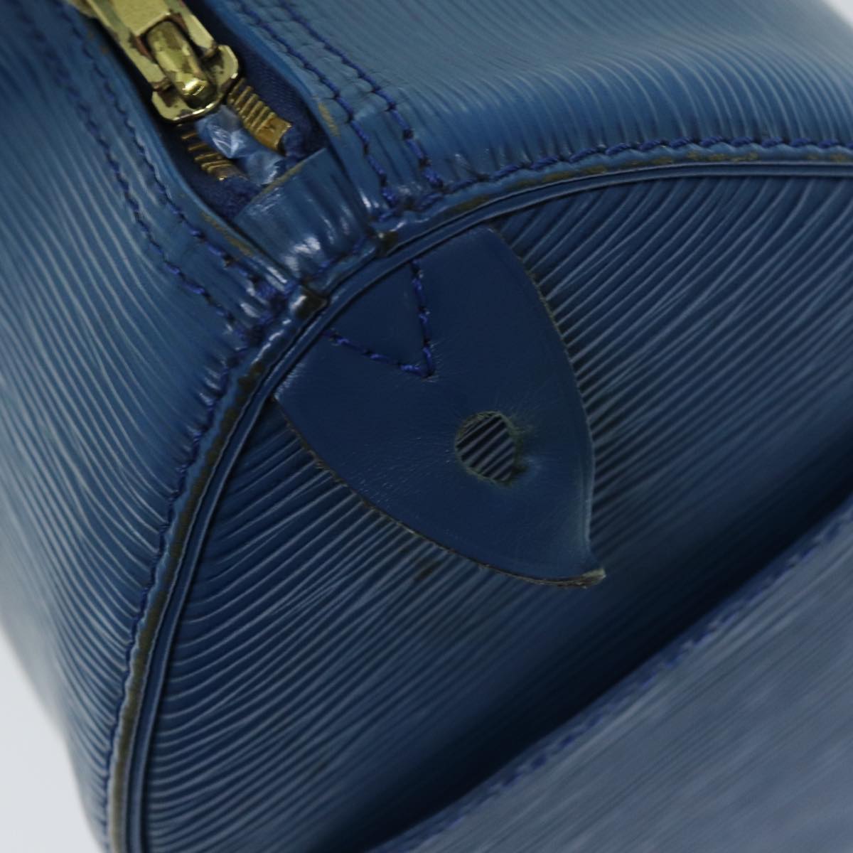 LOUIS VUITTON Epi Speedy 25 Hand Bag Toledo Blue M43015 LV 76071