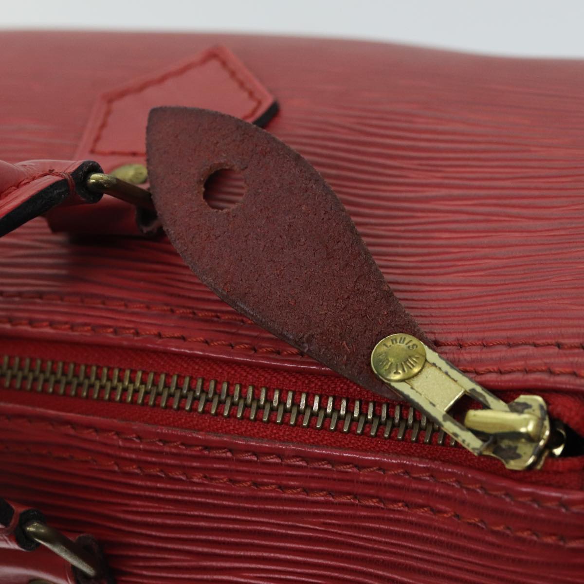 LOUIS VUITTON Epi Speedy 30 Hand Bag Castilian Red M43007 LV 76072