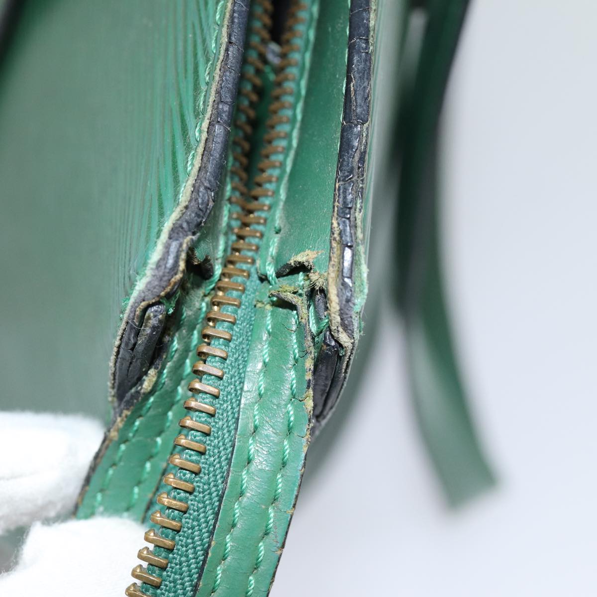 LOUIS VUITTON Epi Saint Jacques Shopping Shoulder Bag Green M52264 LV 76074