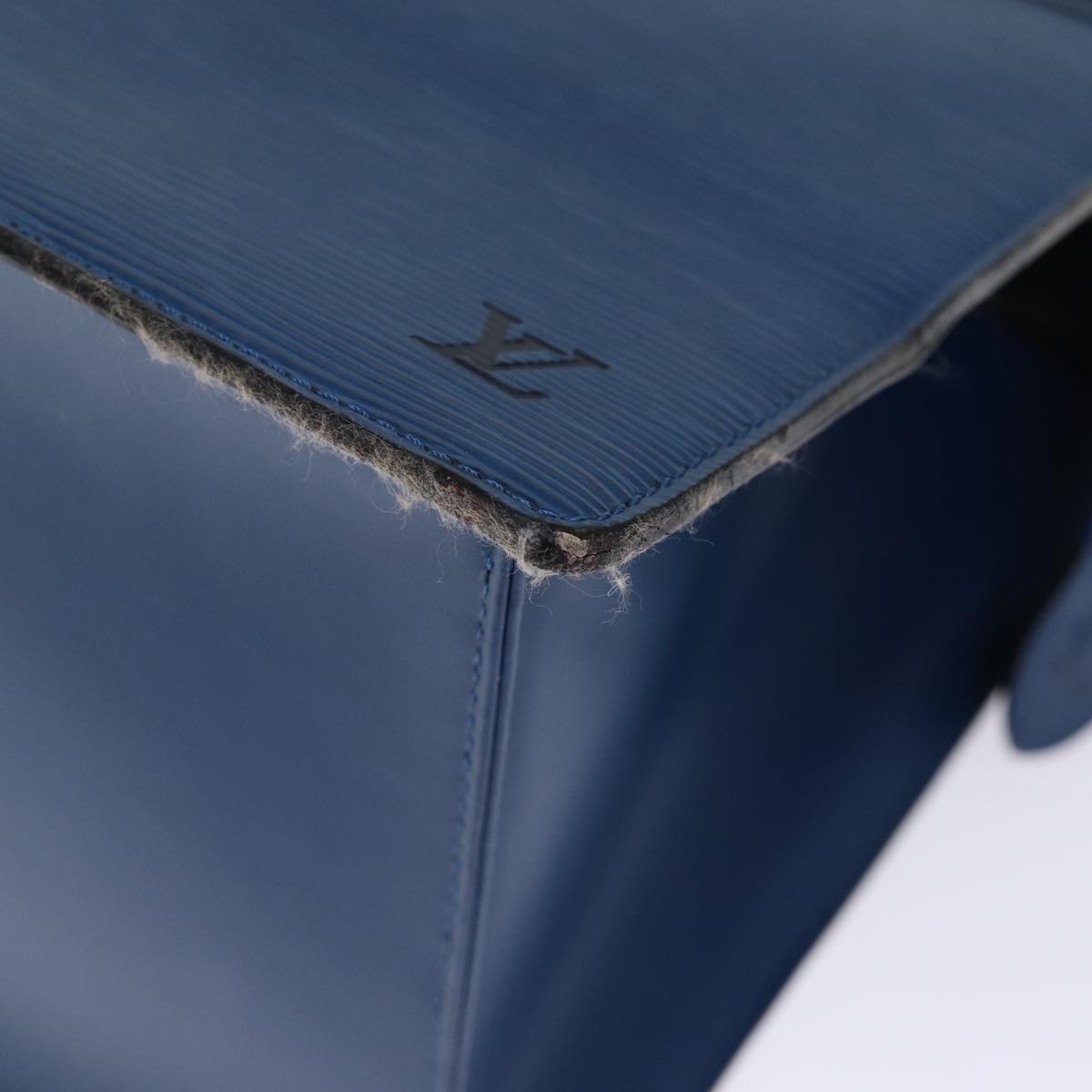 LOUIS VUITTON Epi Riviera Hand Bag Blue M48185 LV 76075