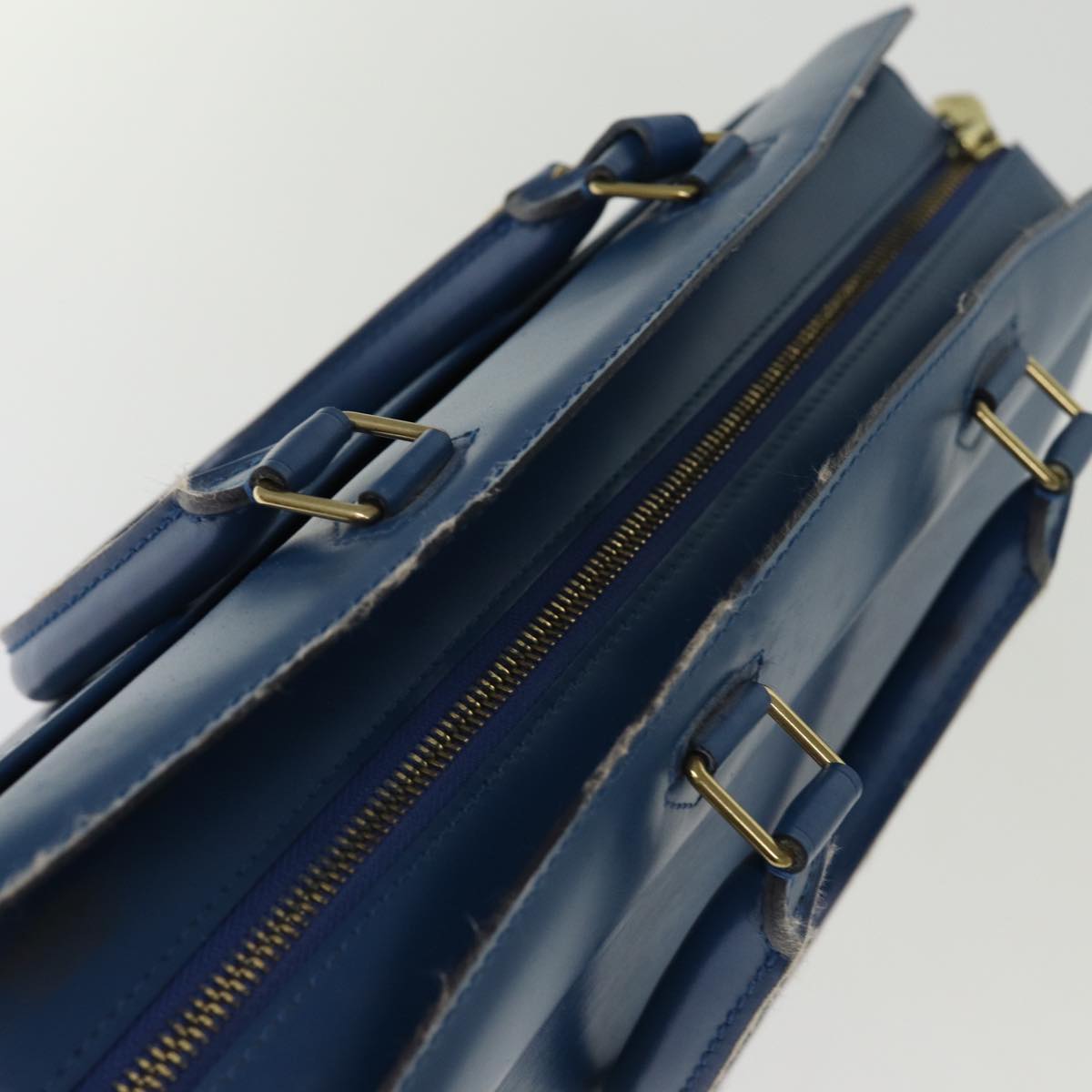LOUIS VUITTON Epi Riviera Hand Bag Blue M48185 LV 76075