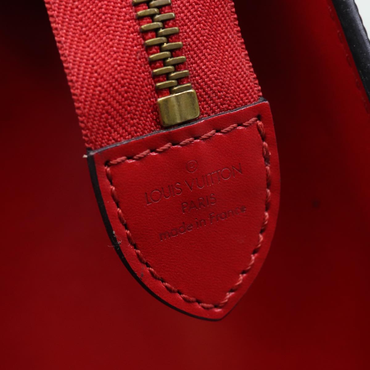 LOUIS VUITTON Epi Riviera Hand Bag Red M48187 LV 76076