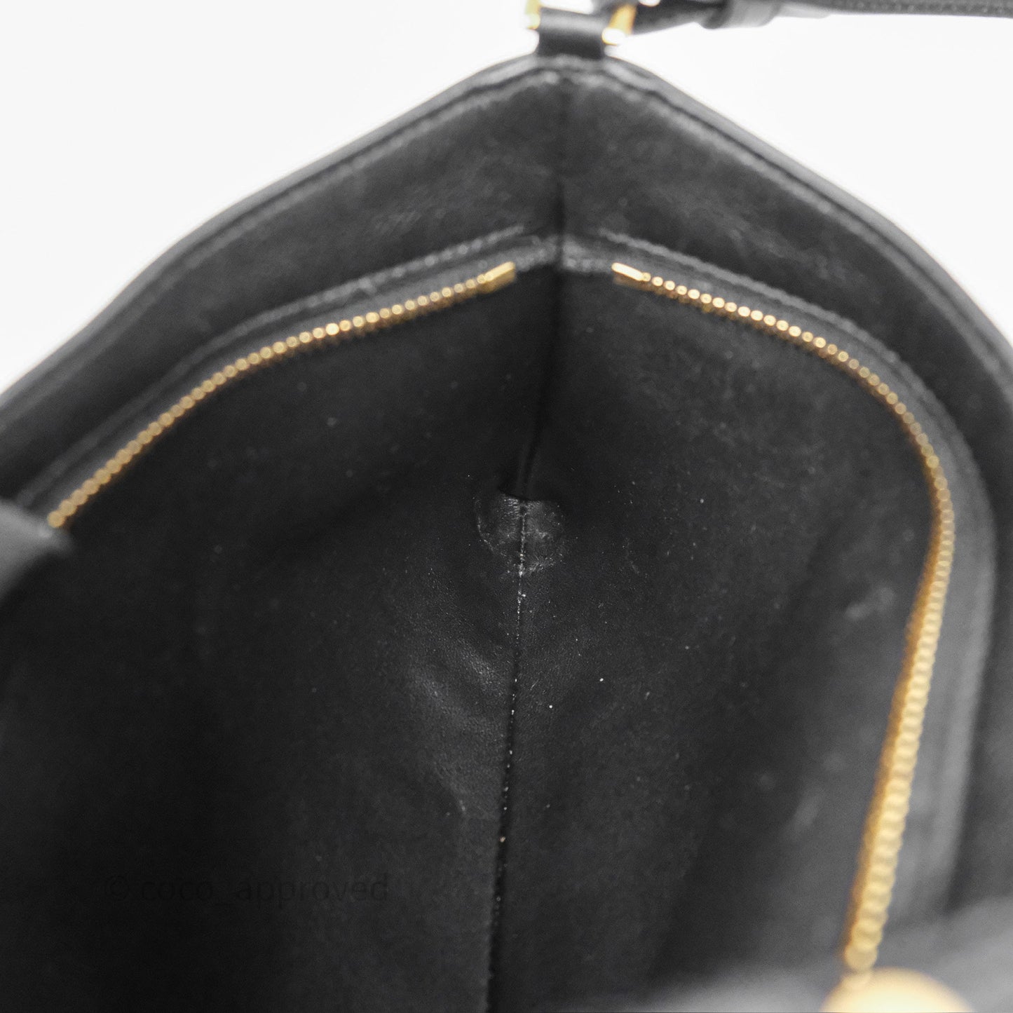 Celine Wiltern Clutch Black Calfskin
