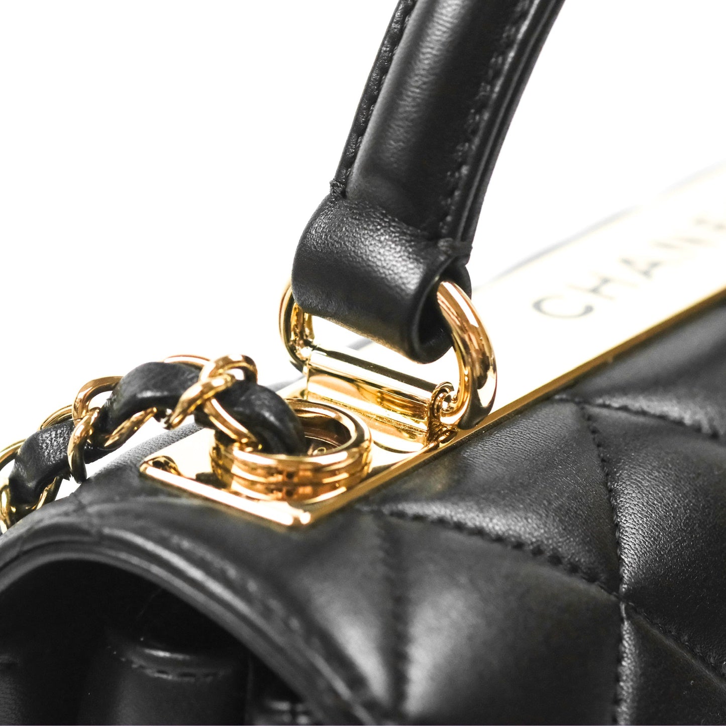 Chanel Trendy CC Small Black Lambskin Gold Hardware