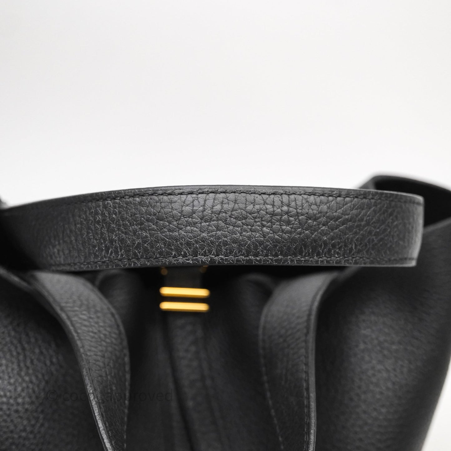 Hermès Picotin Lock 18 Noir Black 89 Clemence Gold Hardware