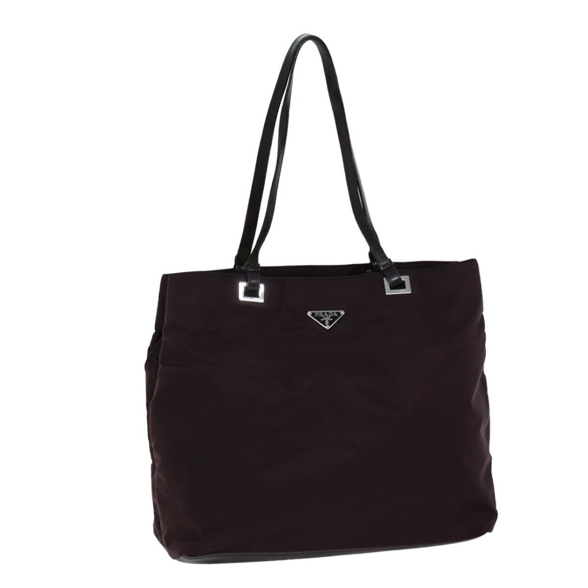 Luxury PradaTote Bag Nylon Bordeaux 76127