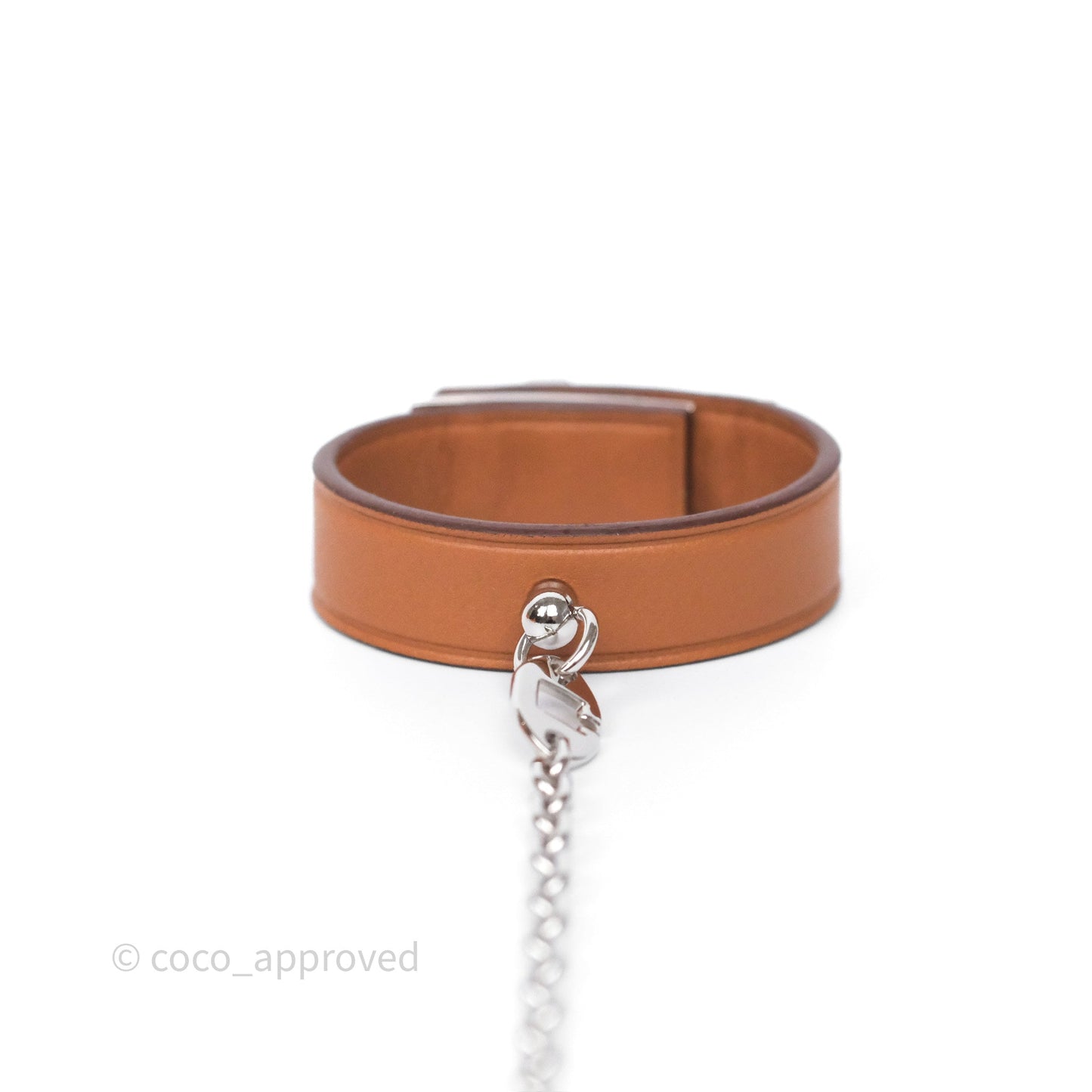 Hermès Kelly Glove Clip Gold Swift Palladium Hardware