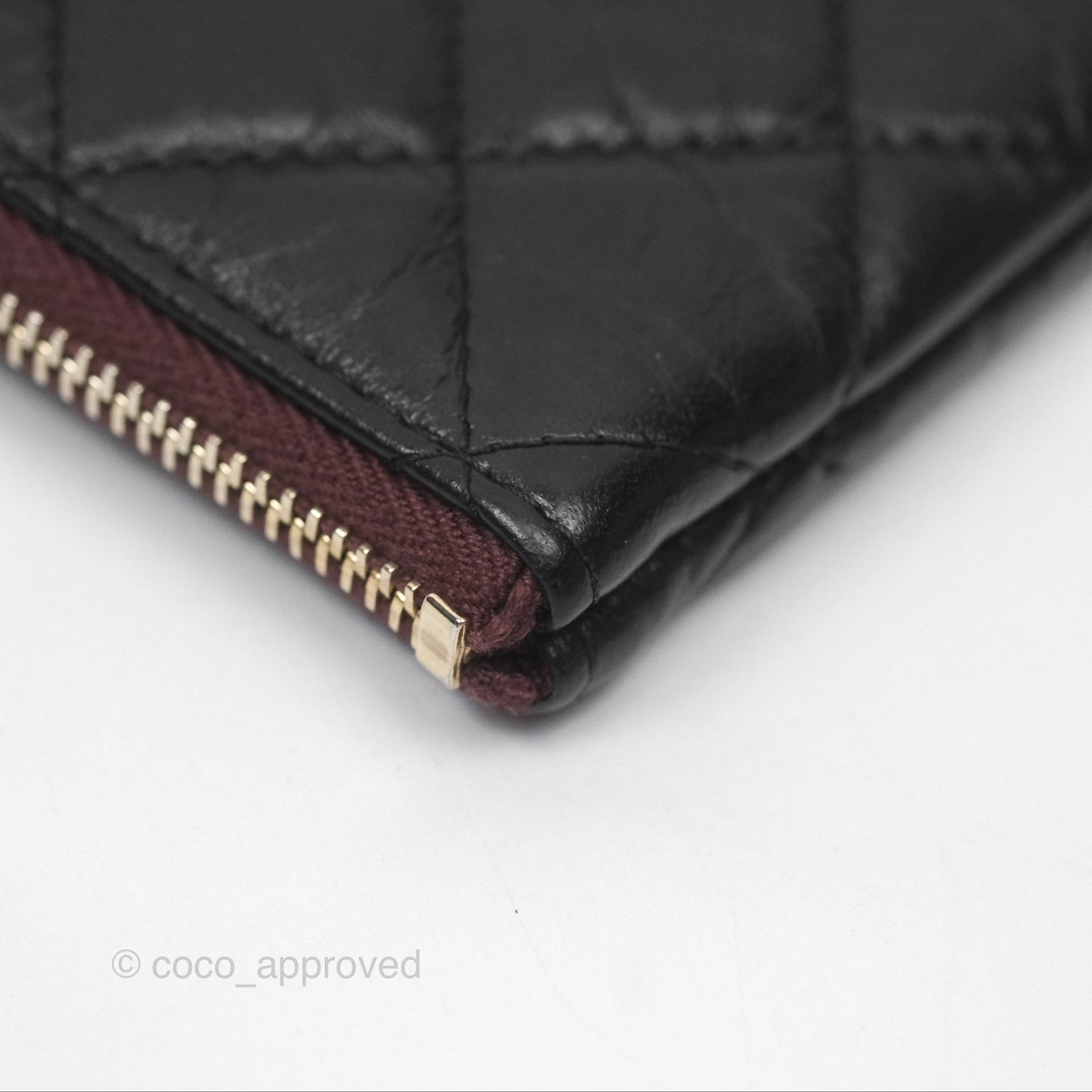 Chanel Quilted Mini Reissue O Case Black Calfskin Aged Gold Hardware