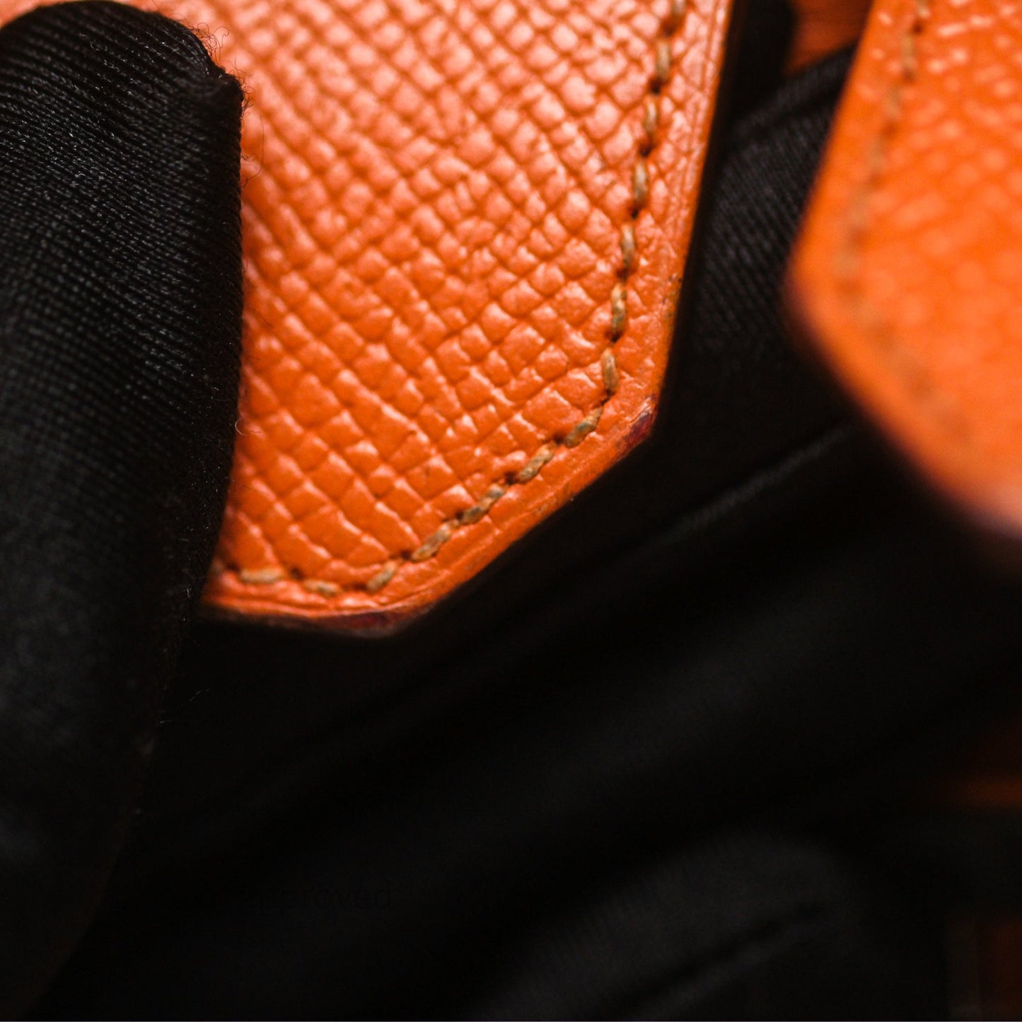 Hermès Birkin 30 Retourne Orange Epsom Palladium Hardware