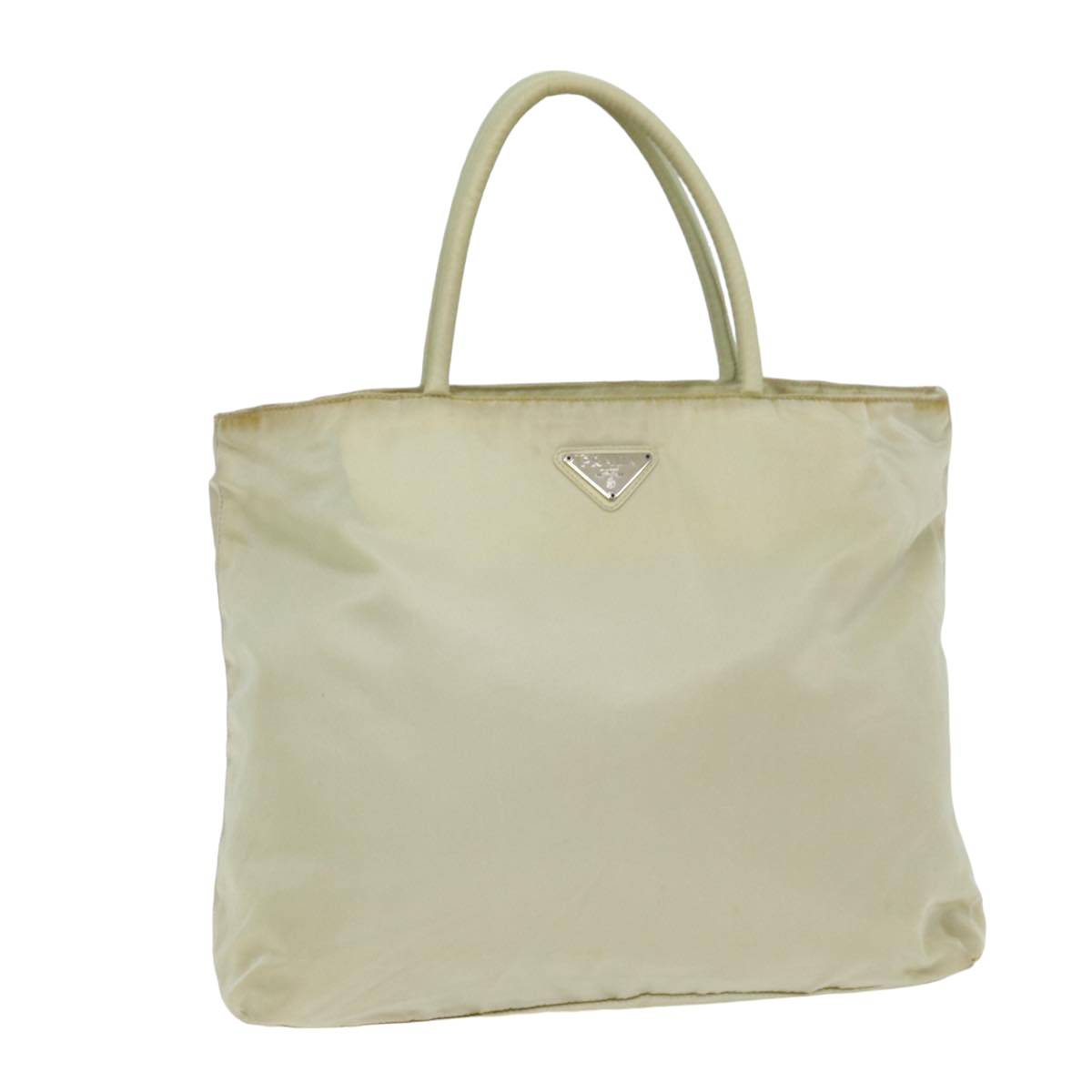 Luxury PradaTote Bag Nylon Cream 76177