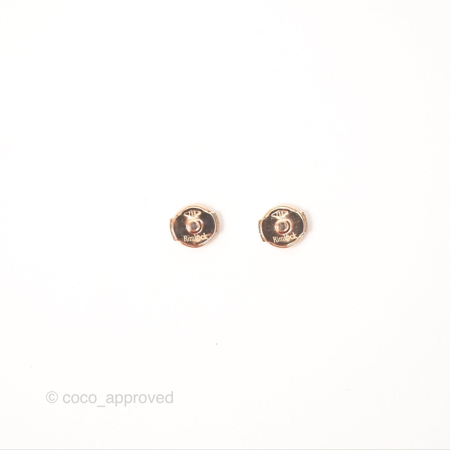 Chanel Extrait De Camelia Earrings 18K Rose Gold