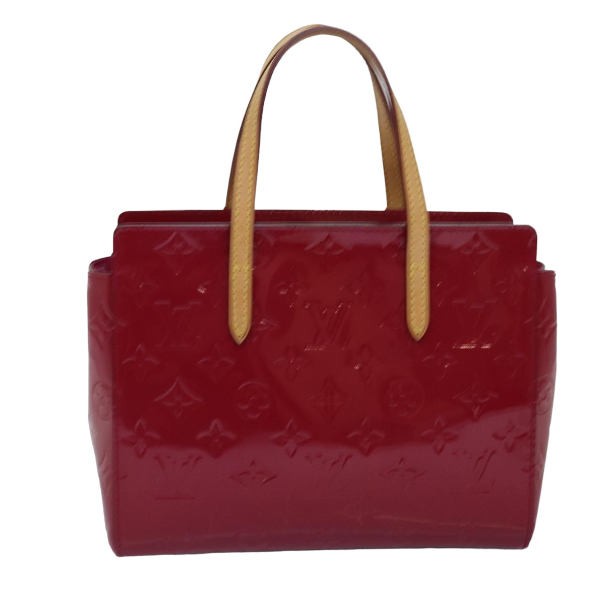 LOUIS VUITTON Monogram Vernis Catalina BB Hand Bag Rose Andian M90016 76190