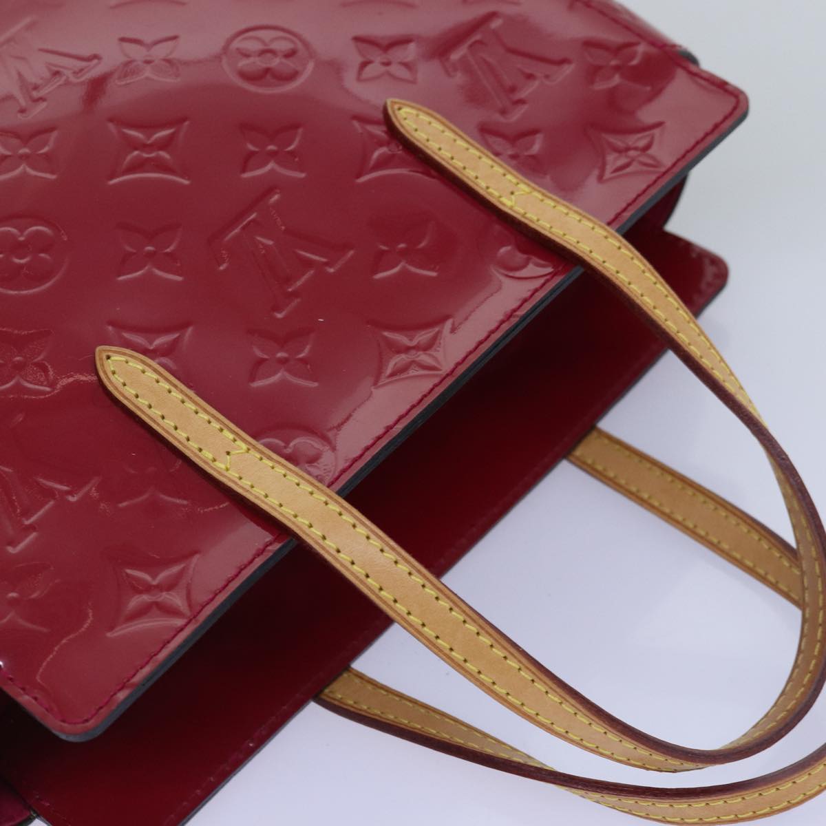 LOUIS VUITTON Monogram Vernis Catalina BB Hand Bag Rose Andian M90016 76190