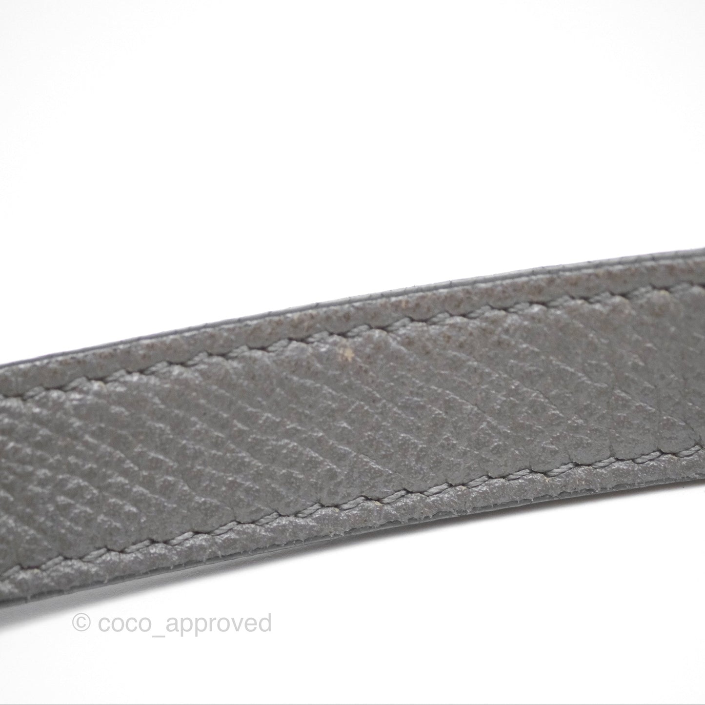 Celine Micro Belt Bag Grey Grained Calfskin Gold Hardware