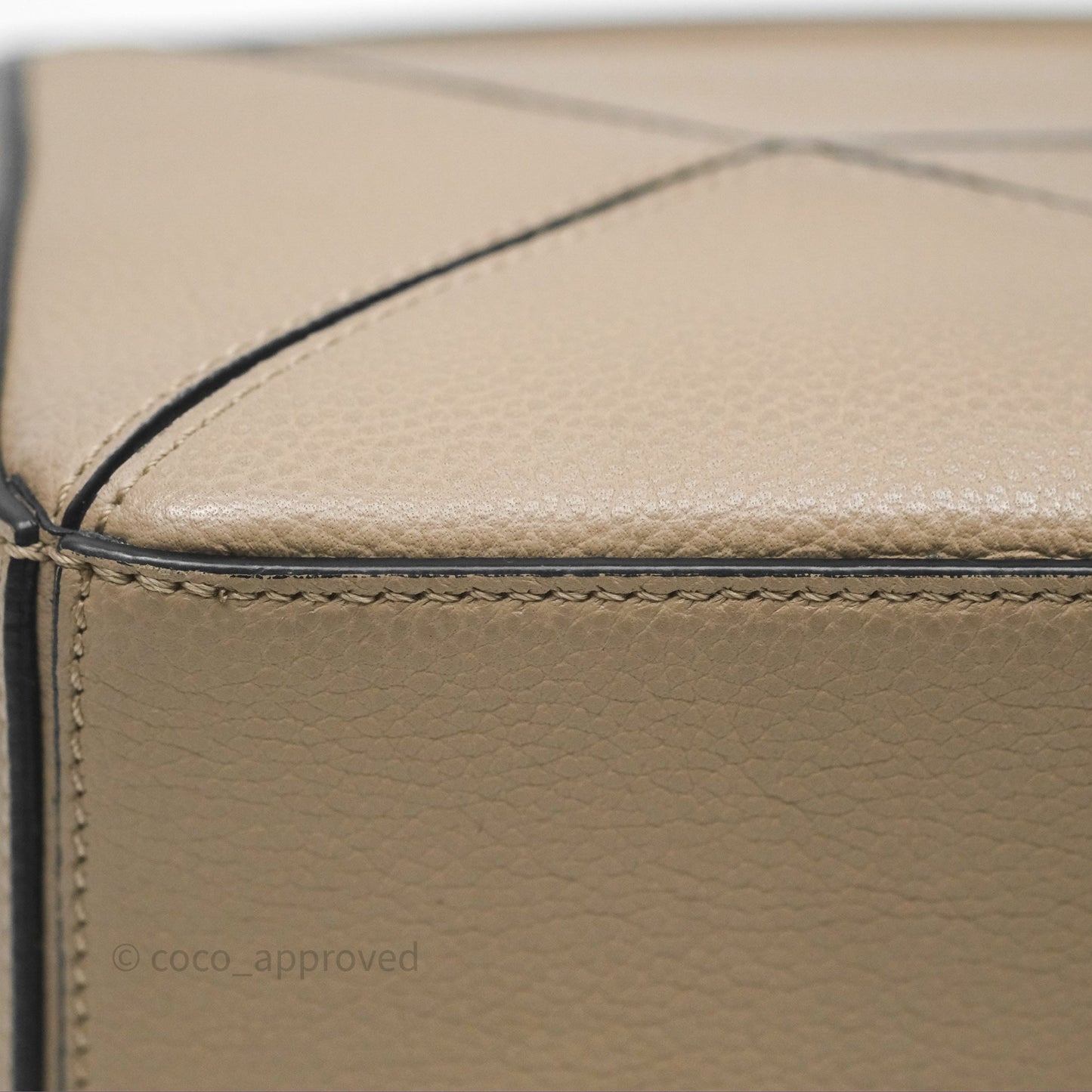Loewe Mini Puzzle Bag Beige Calfskin