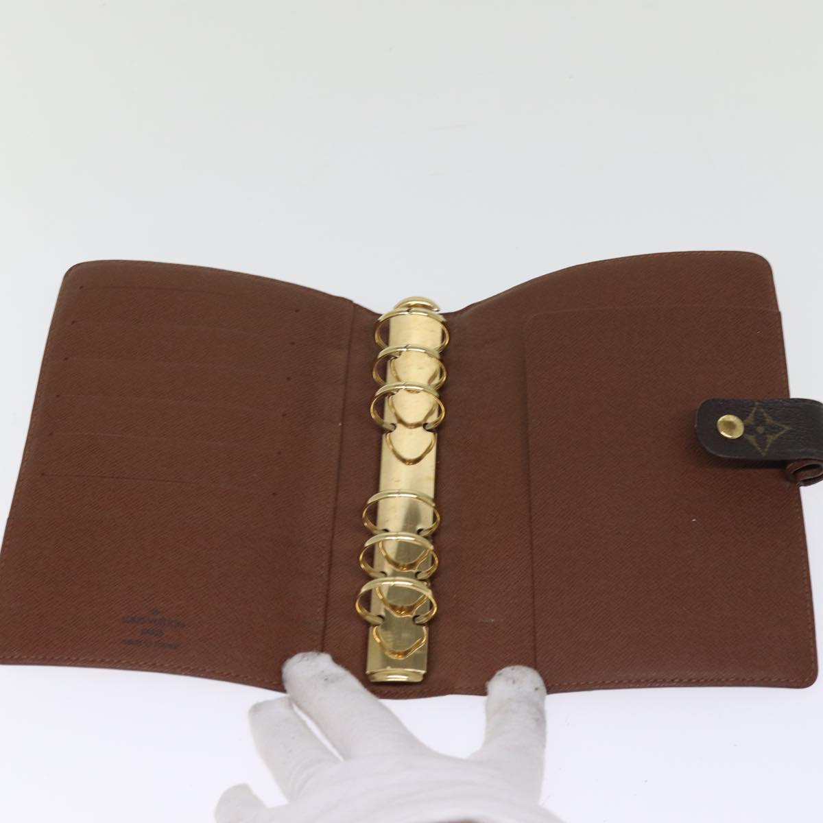 LOUIS VUITTON Monogram Agenda MM Day Planner Cover R20105 LV 76200