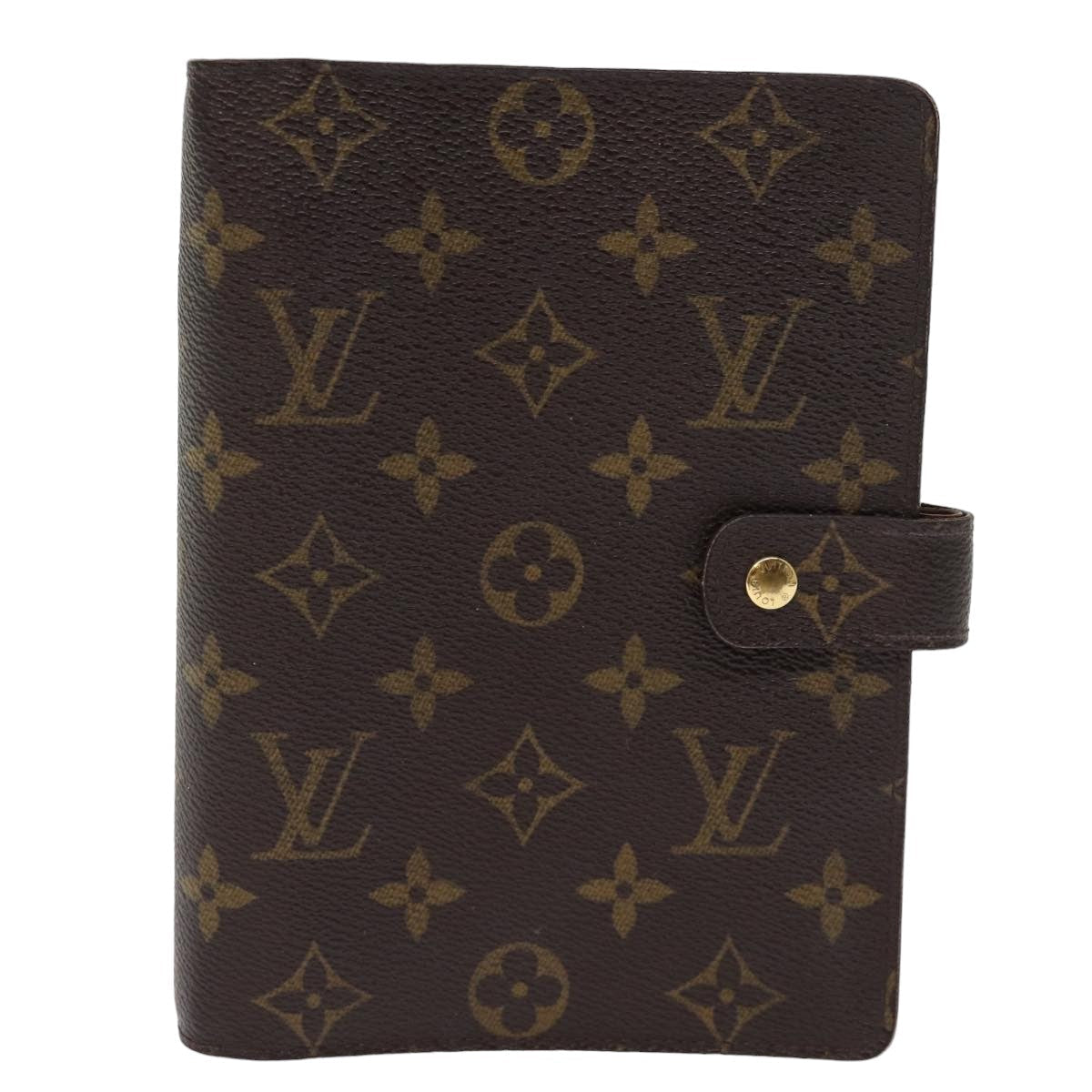 LOUIS VUITTON Monogram Agenda MM Day Planner Cover R20105 LV 76200