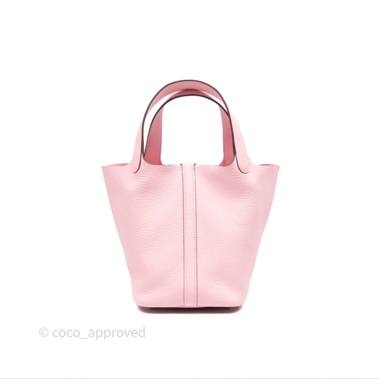 Hermès Picotin 18 Rose Sakura 3Q Clemence Palladium Hardware