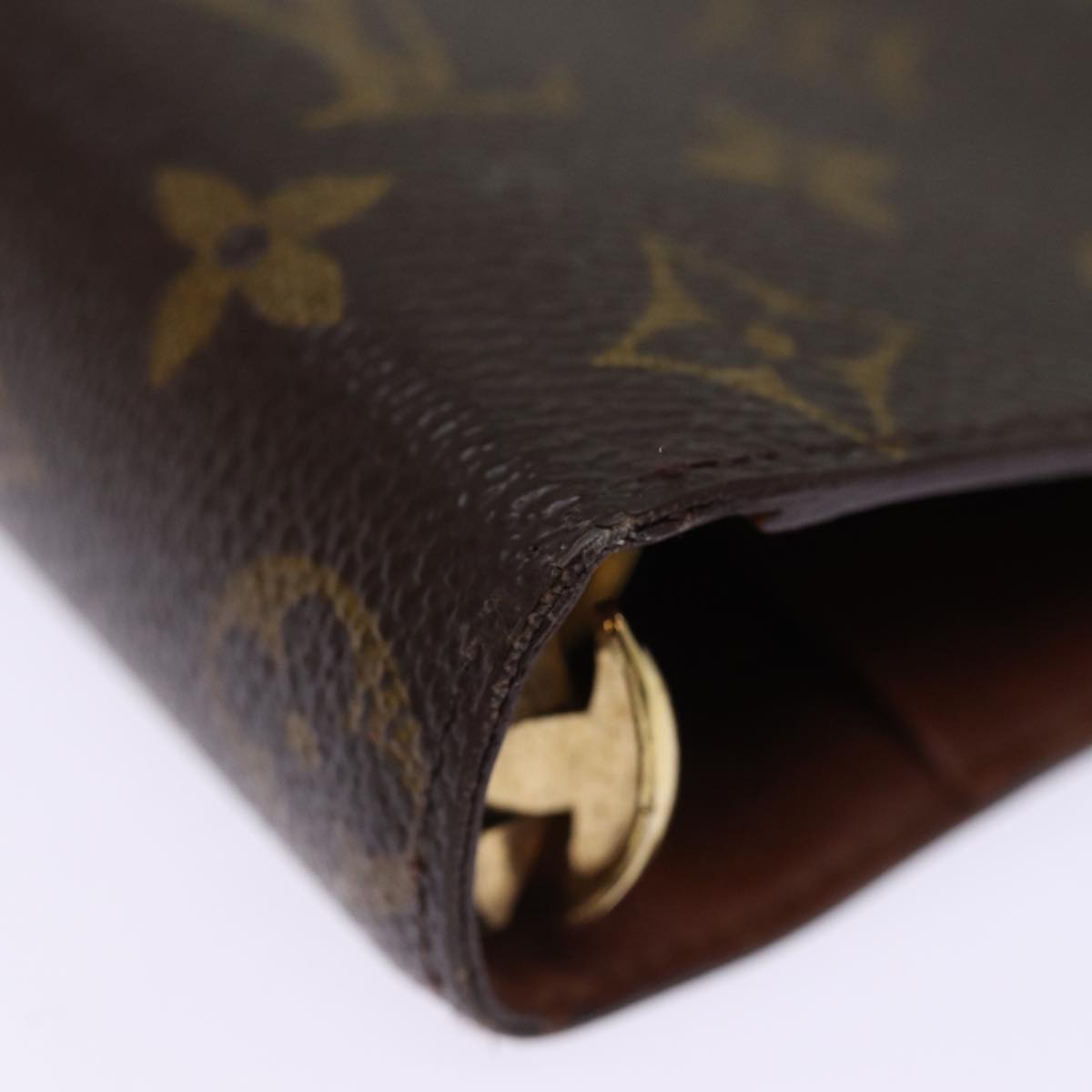 LOUIS VUITTON Monogram Agenda MM Day Planner Cover R20105 LV 76214