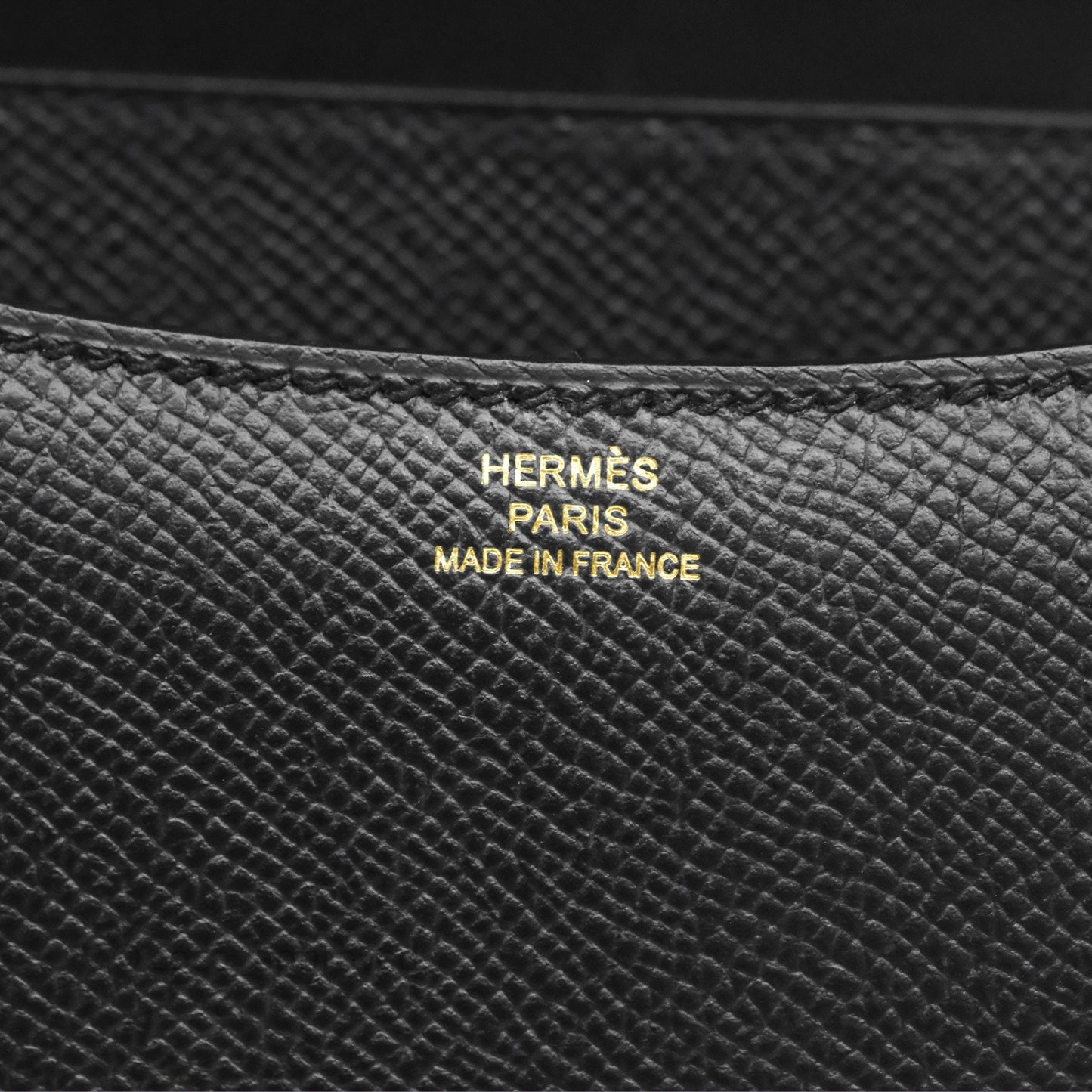 Hermès Constance Mini 18cm Black Noir 89 Epsom Gold Hardware