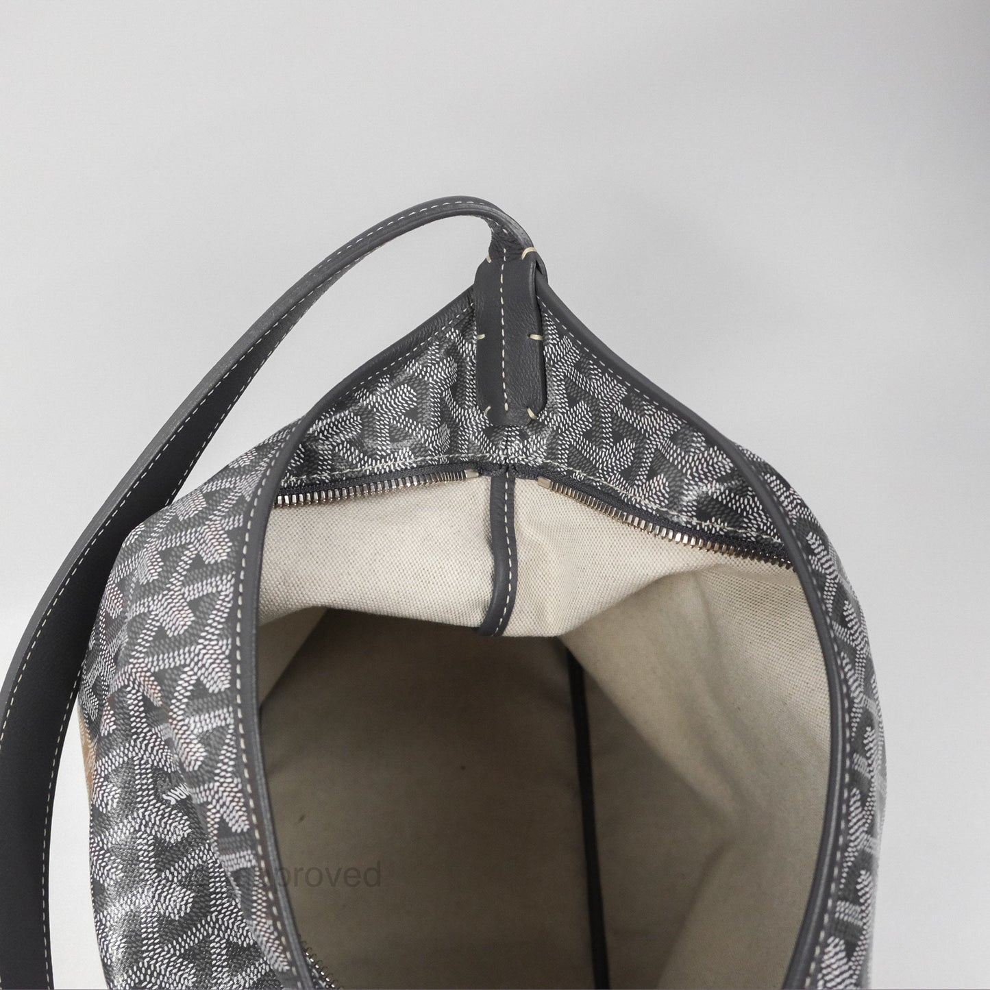 Goyard Bohème Hobo Bag Grey Goyardine Canvas