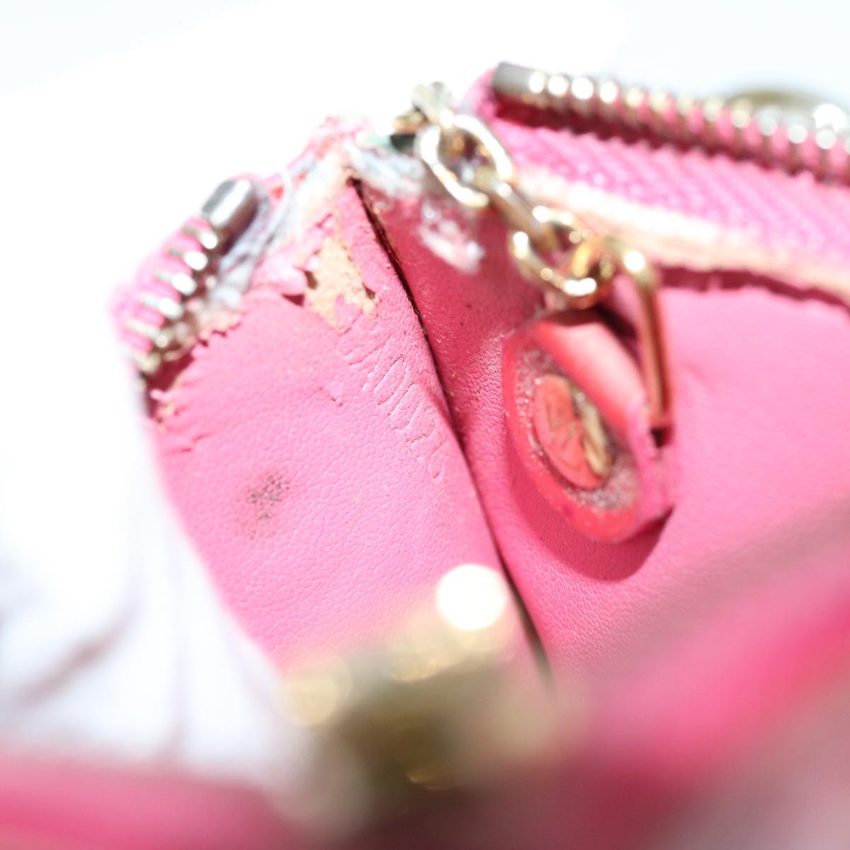 LOUIS VUITTON Monogram Vernis Pochette Cree Purse Fran Boise M9144F 76303