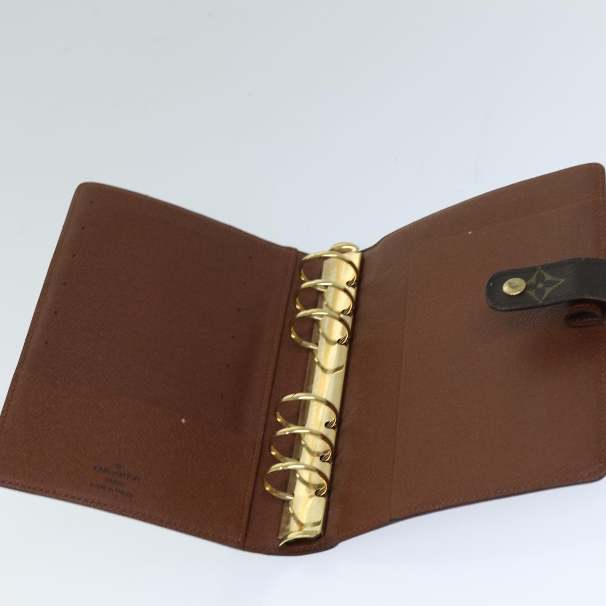 LOUIS VUITTON Monogram Agenda MM Day Planner Cover R20105 LV 76312