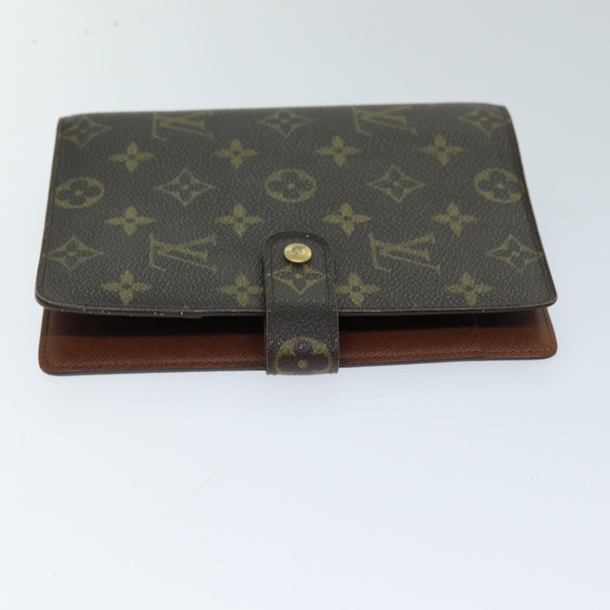 LOUIS VUITTON Monogram Agenda MM Day Planner Cover R20105 LV 76312