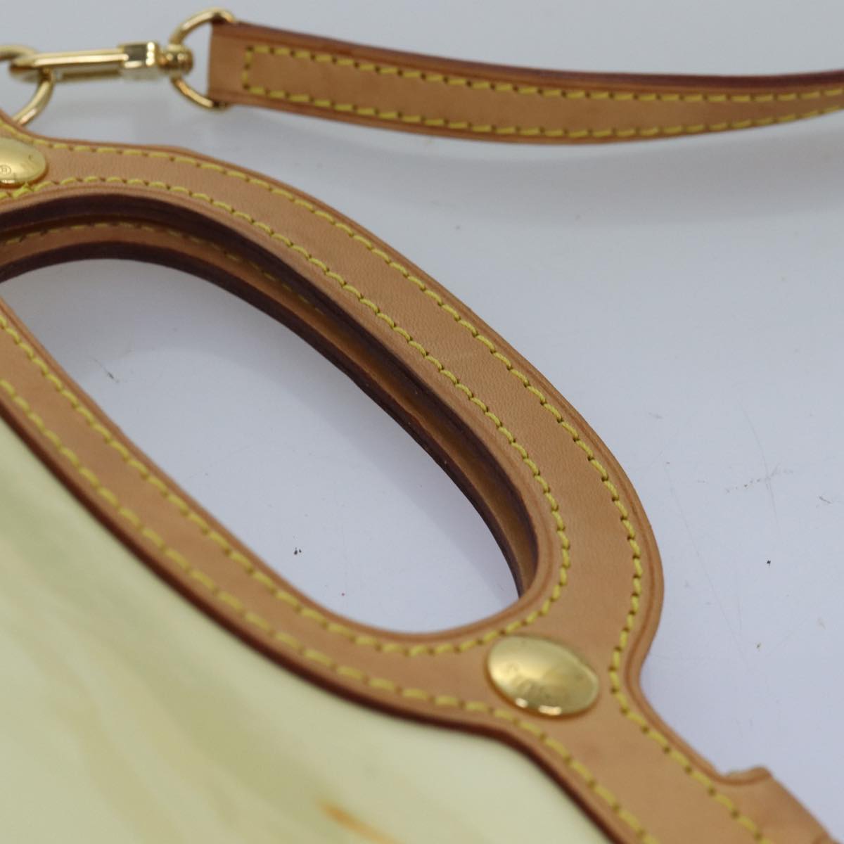 LOUIS VUITTON Monogram Vernis Roxbury Drive Hand Bag Perle M91374 LV 76340