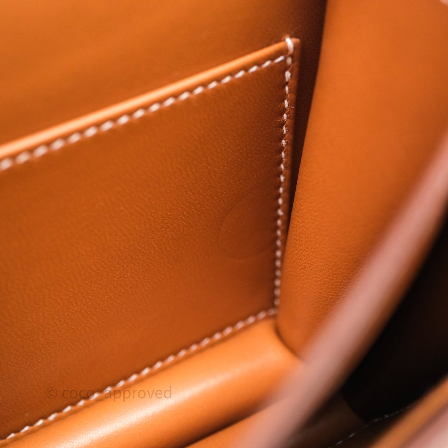 Hermès Constance Mini Smooth Barenia Leather Gold Hardware