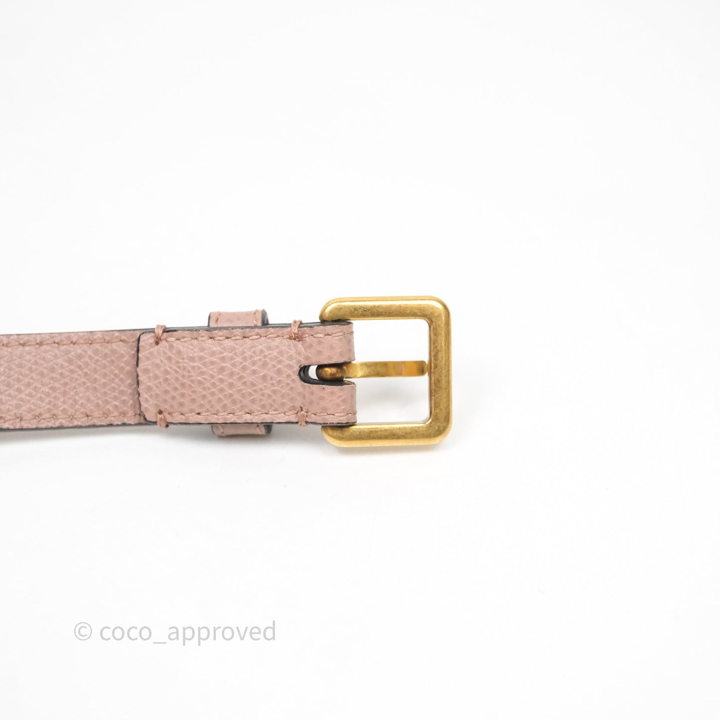 Christian Dior Saddle Belt Pouch Dusty Pink Matte Calfskin Gold Hardware