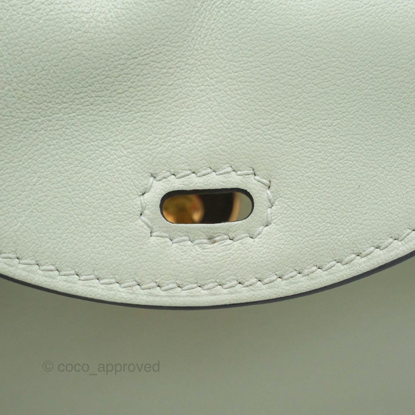 Hermès Mini Lindy Touch Vert Fizz 0S Swift Alligator Handle Gold Hardware