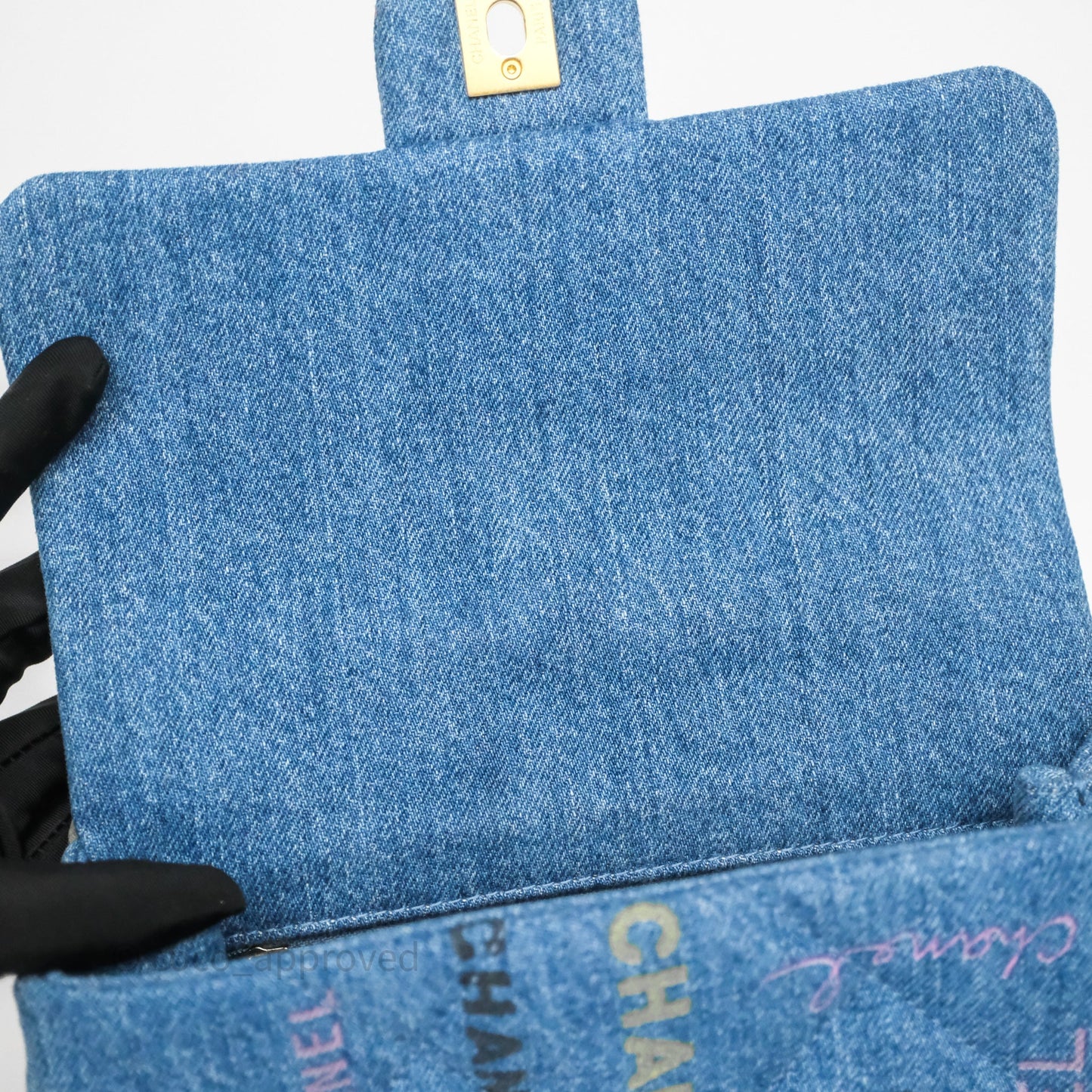 Chanel Small Denim Mood Flap Quilted Blue Multicolor