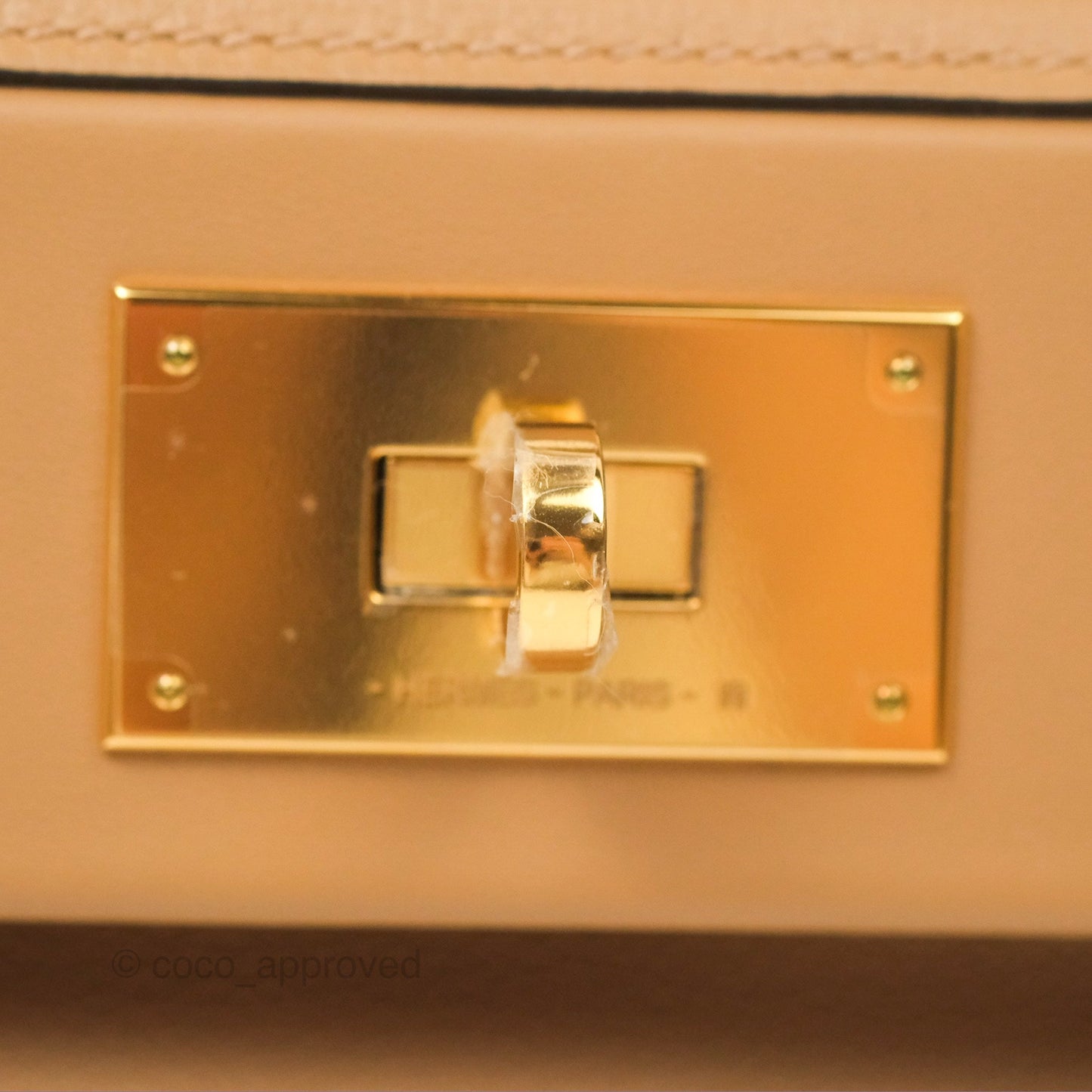 Hermès 24/24 21 Mini Chai 0M Fauve 34 Evercolor Gold Hardware