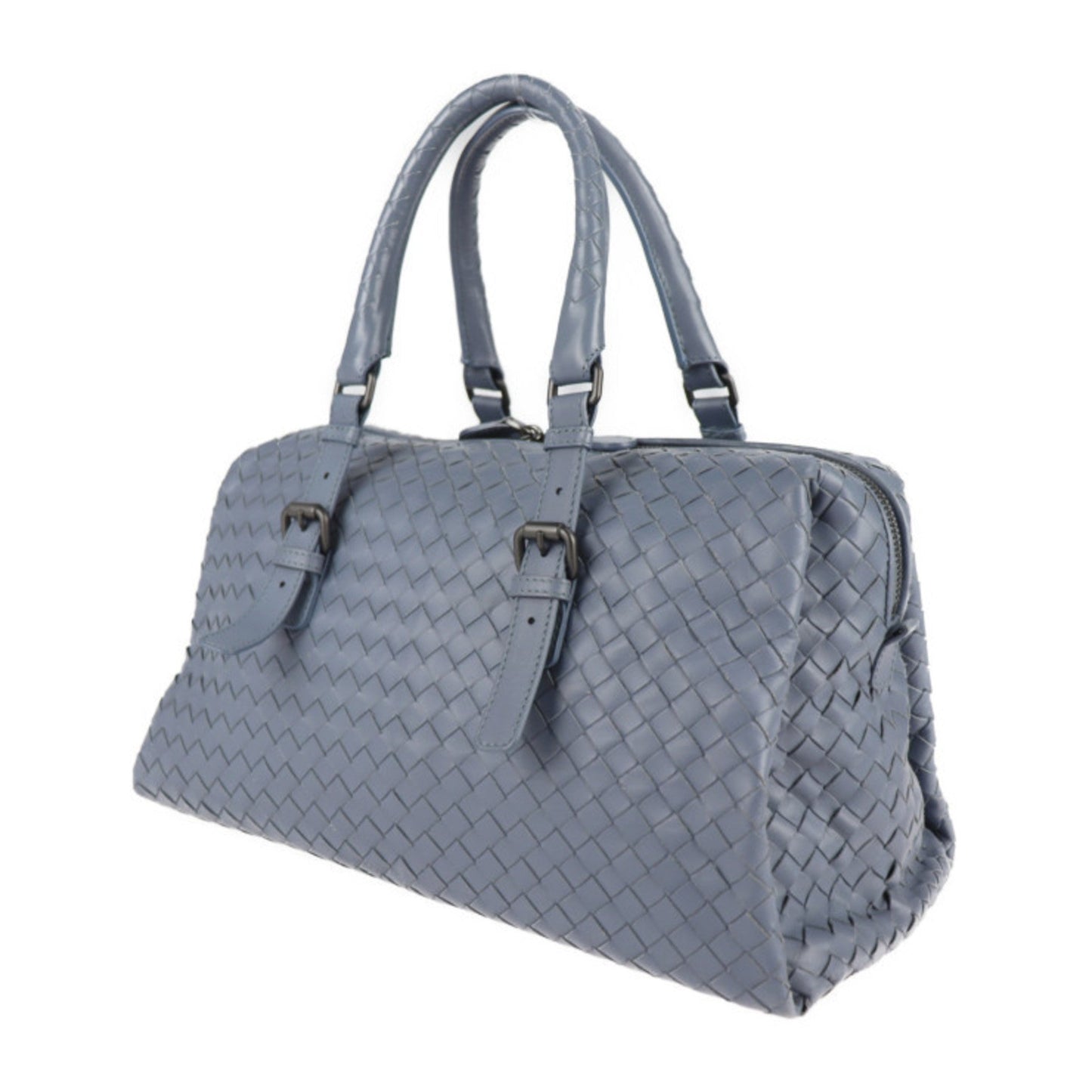 Luxury Bottega Veneta Intrecciato  Leather Boston Bag Tote Bag ()